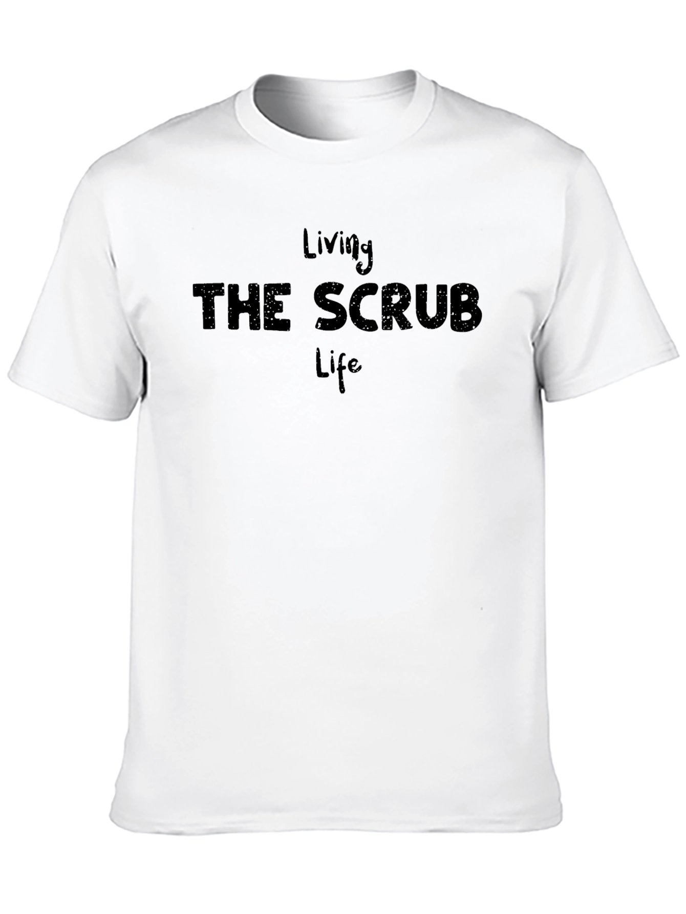 Black Living The Scrub Life T-Shirt view 10