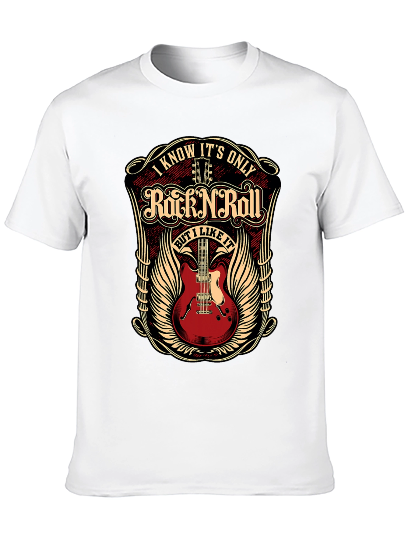 Black Rock N Roll Graphic T-Shirt - Music Lover Tee view 10