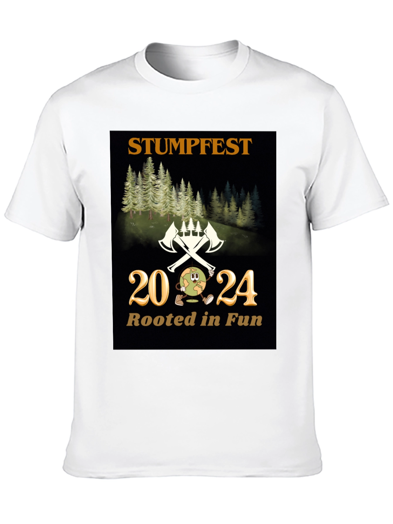 Black Stumpfest 2024 T-Shirt - Rooted in Fun! view 10