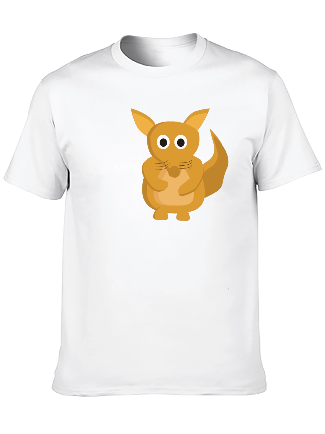 Black Cartoon Rodent Graphic Tee - Soft Black Cotton view 10