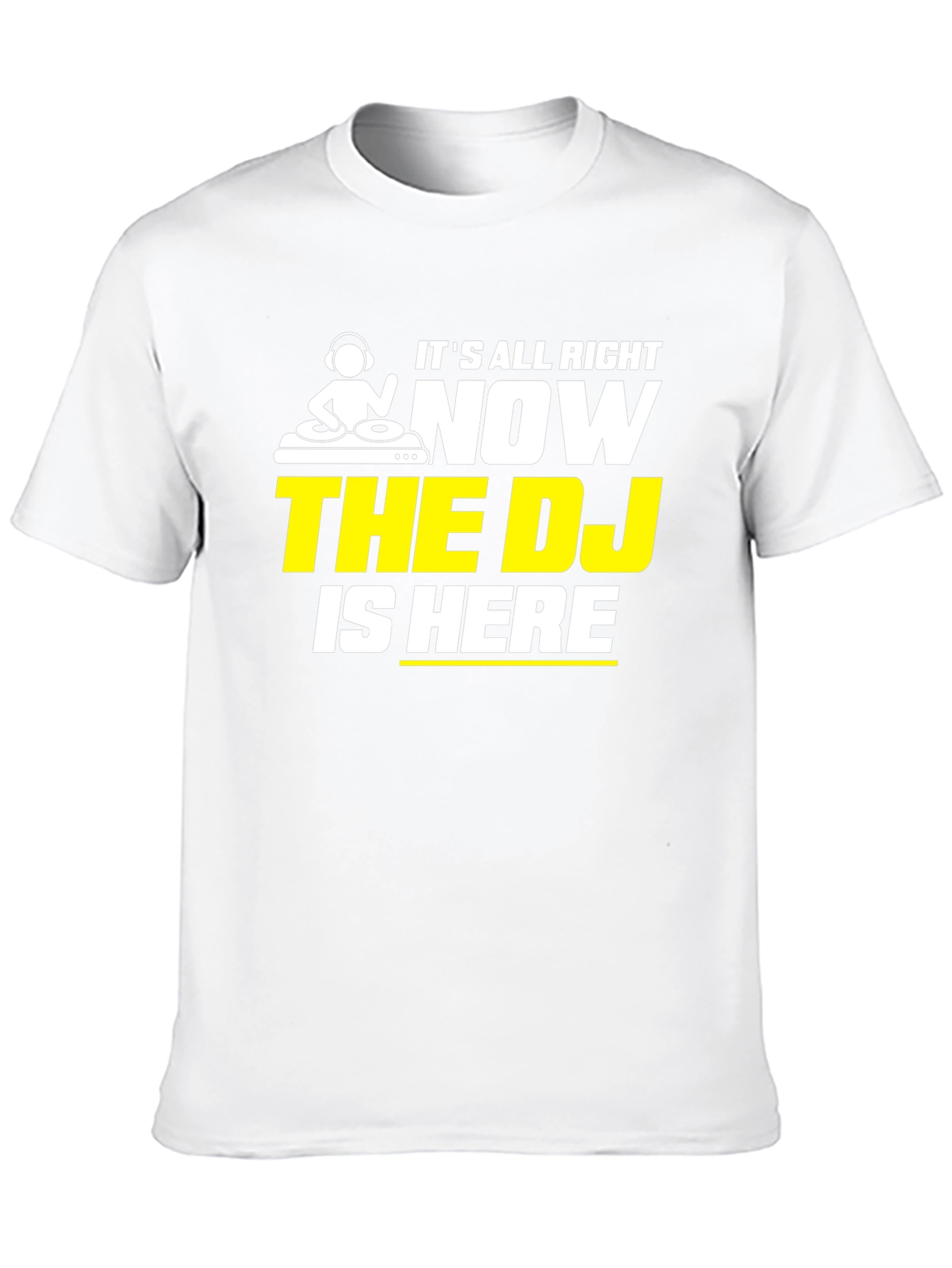 Black DJ Is Here T-Shirt - Music Lover Tee view 10