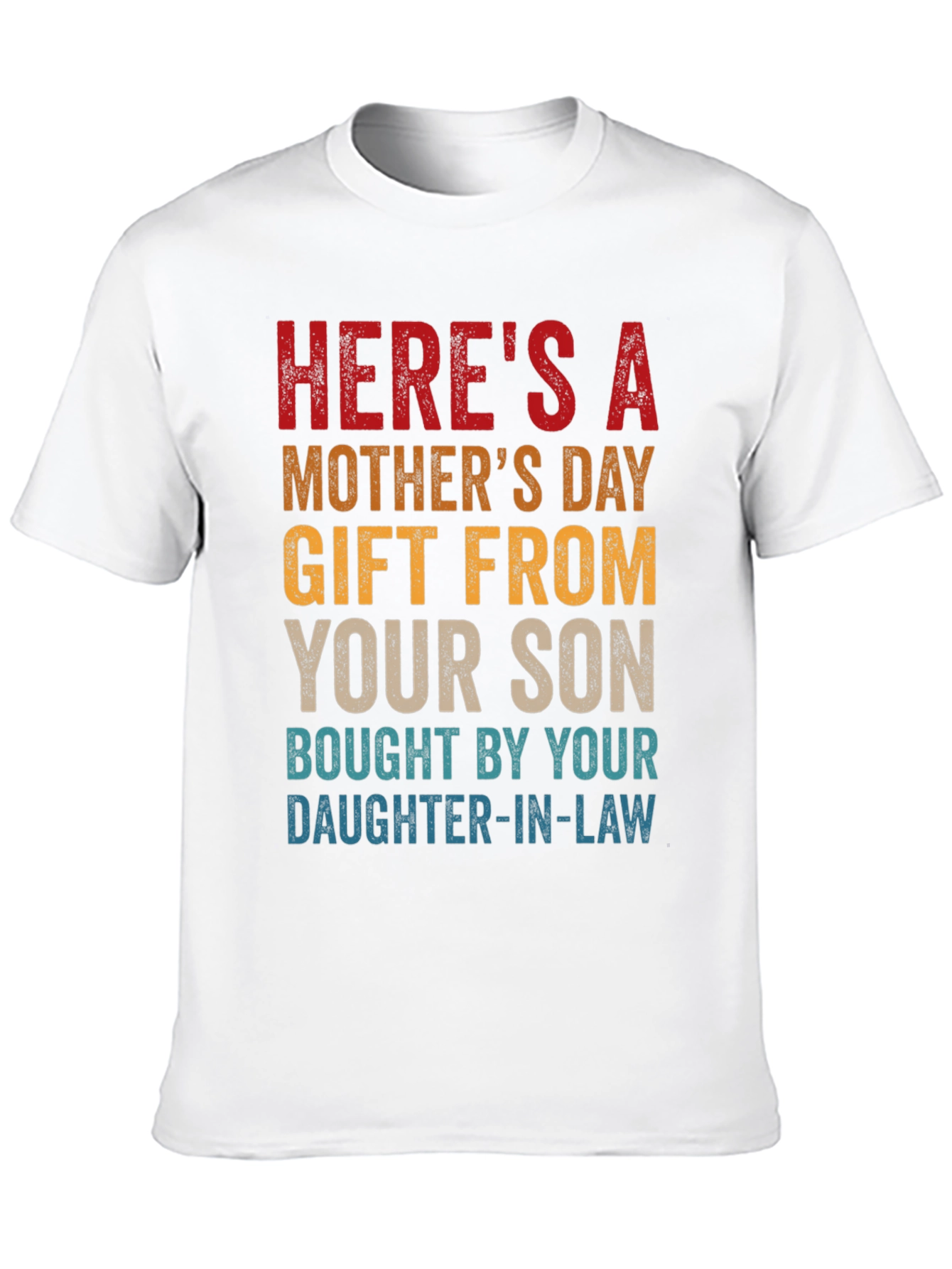 Black Humorous "Gift From Son" Mother's Day T-Shirt view 10