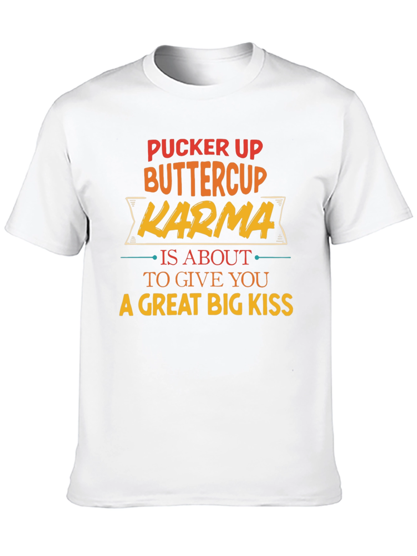 Black Pucker Up Buttercup Karma T-Shirt view 10