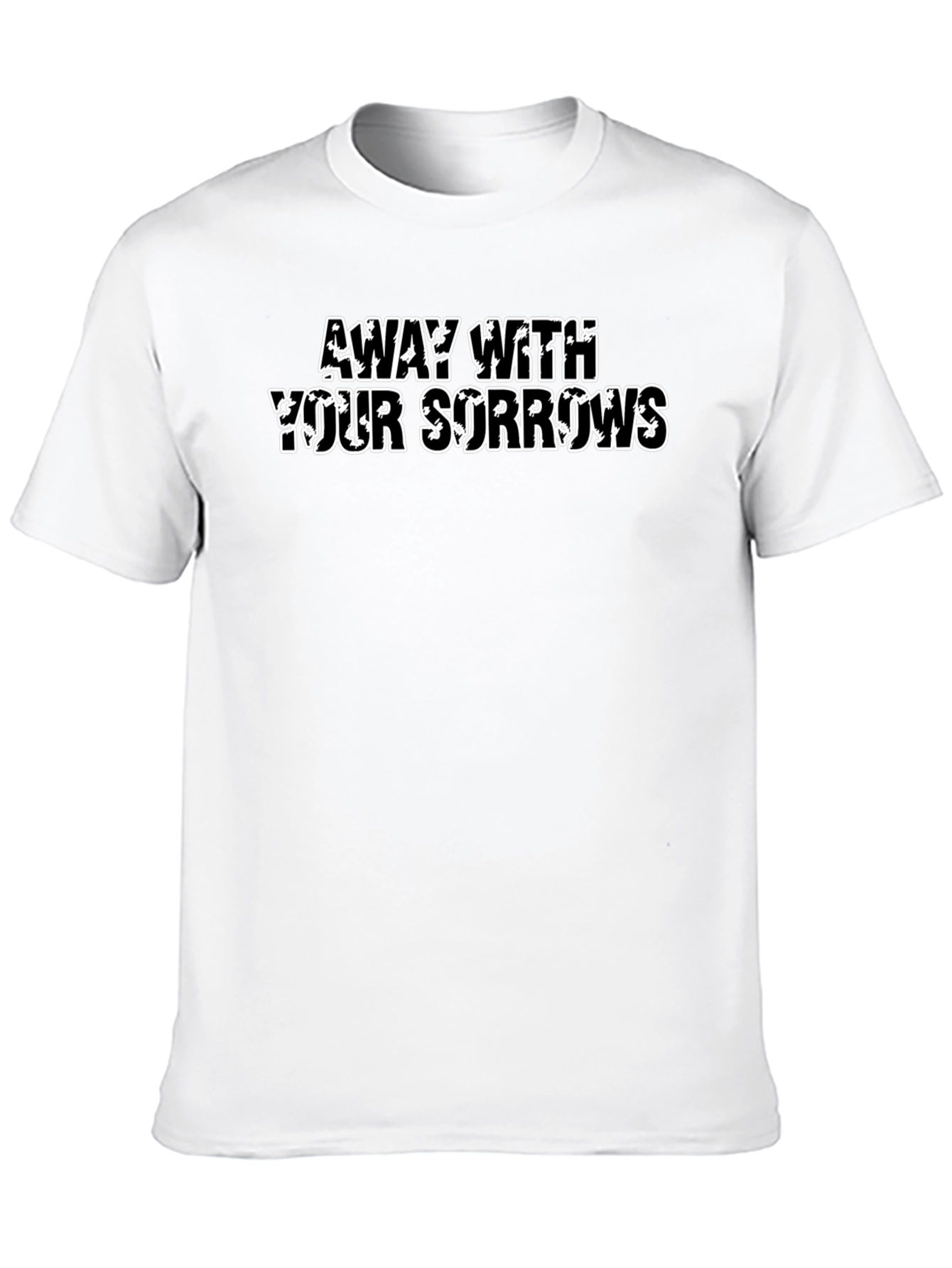 Black Away With Your Sorrows Graphic Tee view 10
