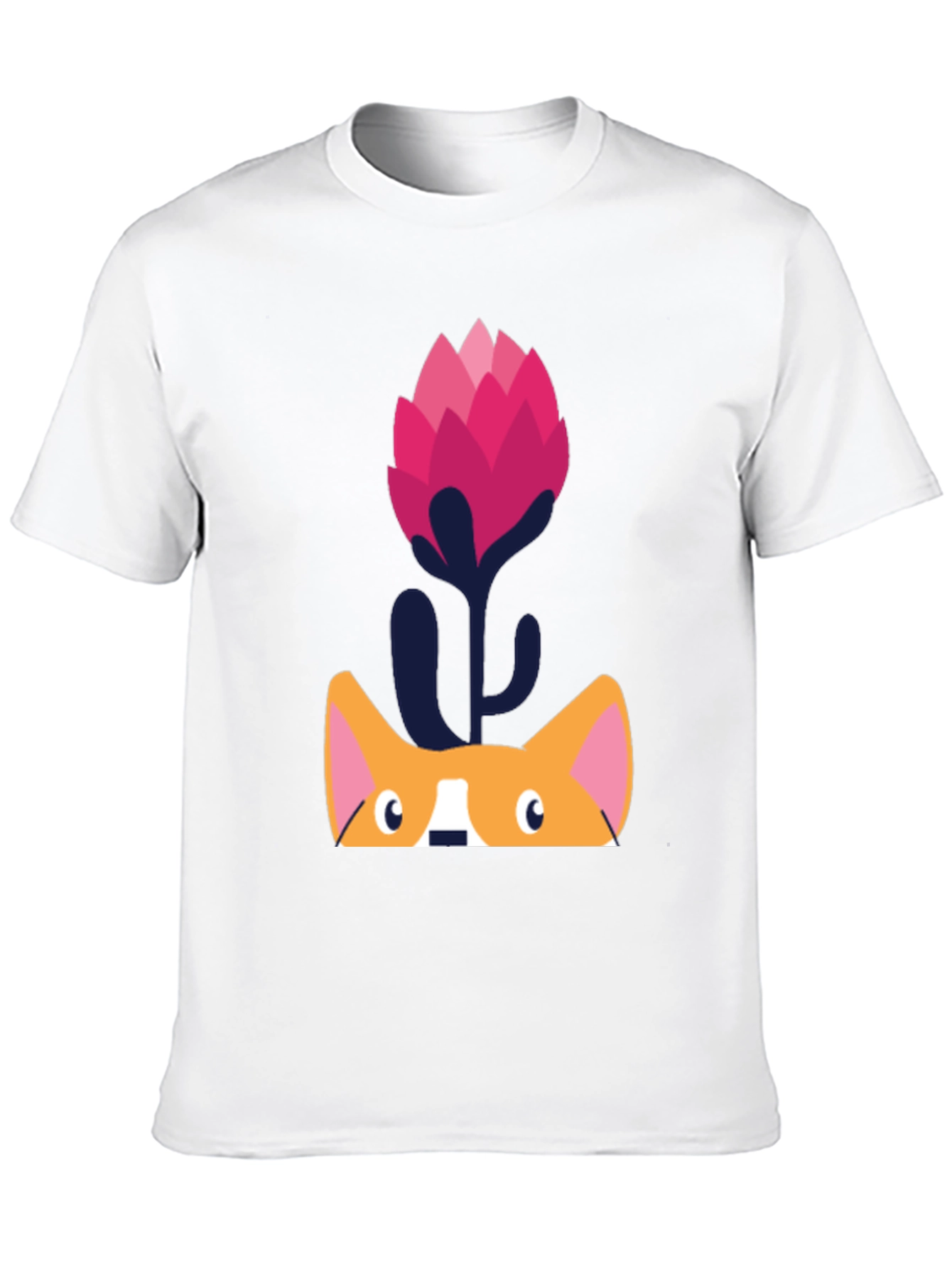 Black Corgi Flower Graphic Tee - Unique Design view 10