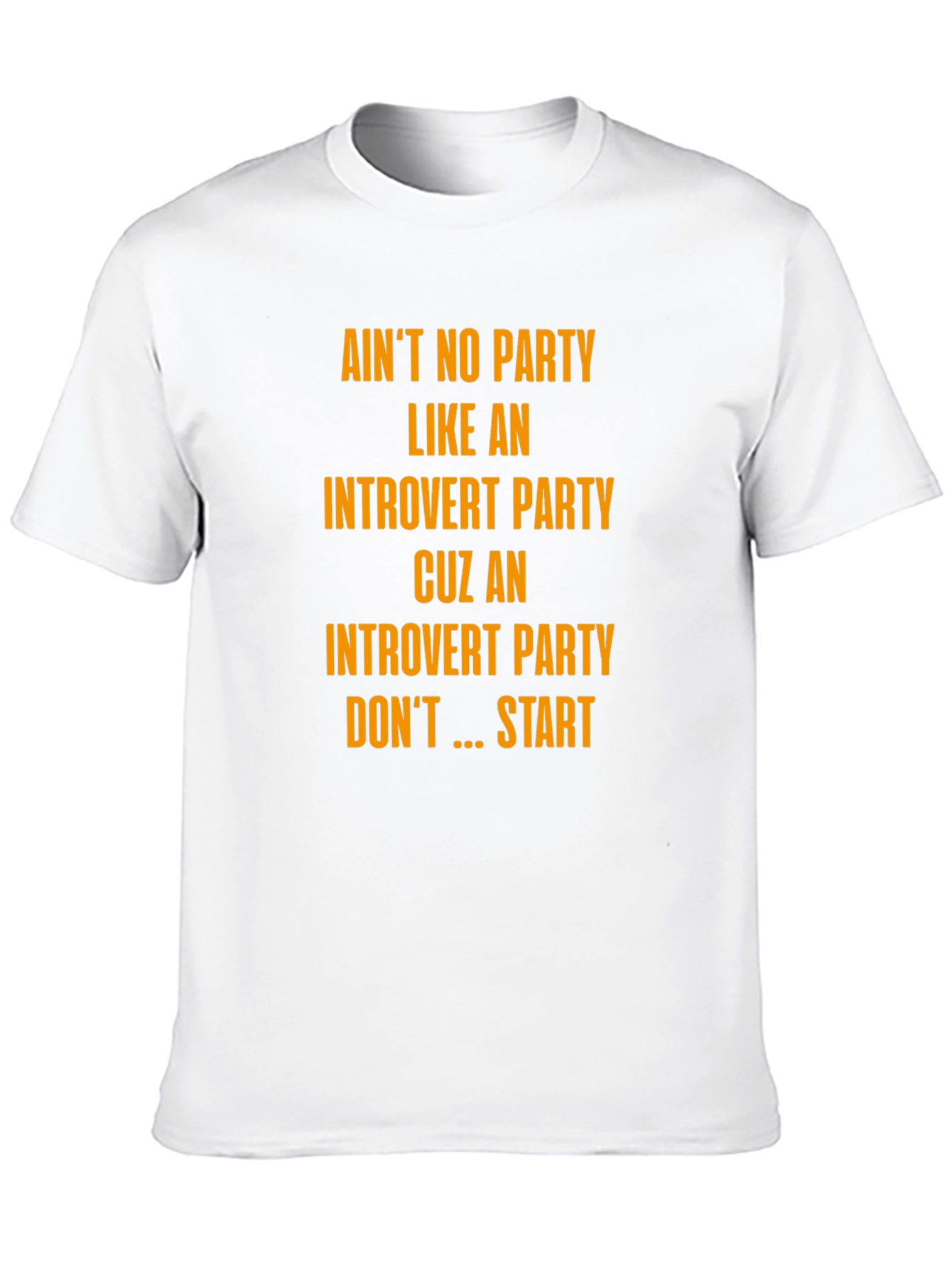 Black Introvert Party T-Shirt - Funny Slogan Tee view 10