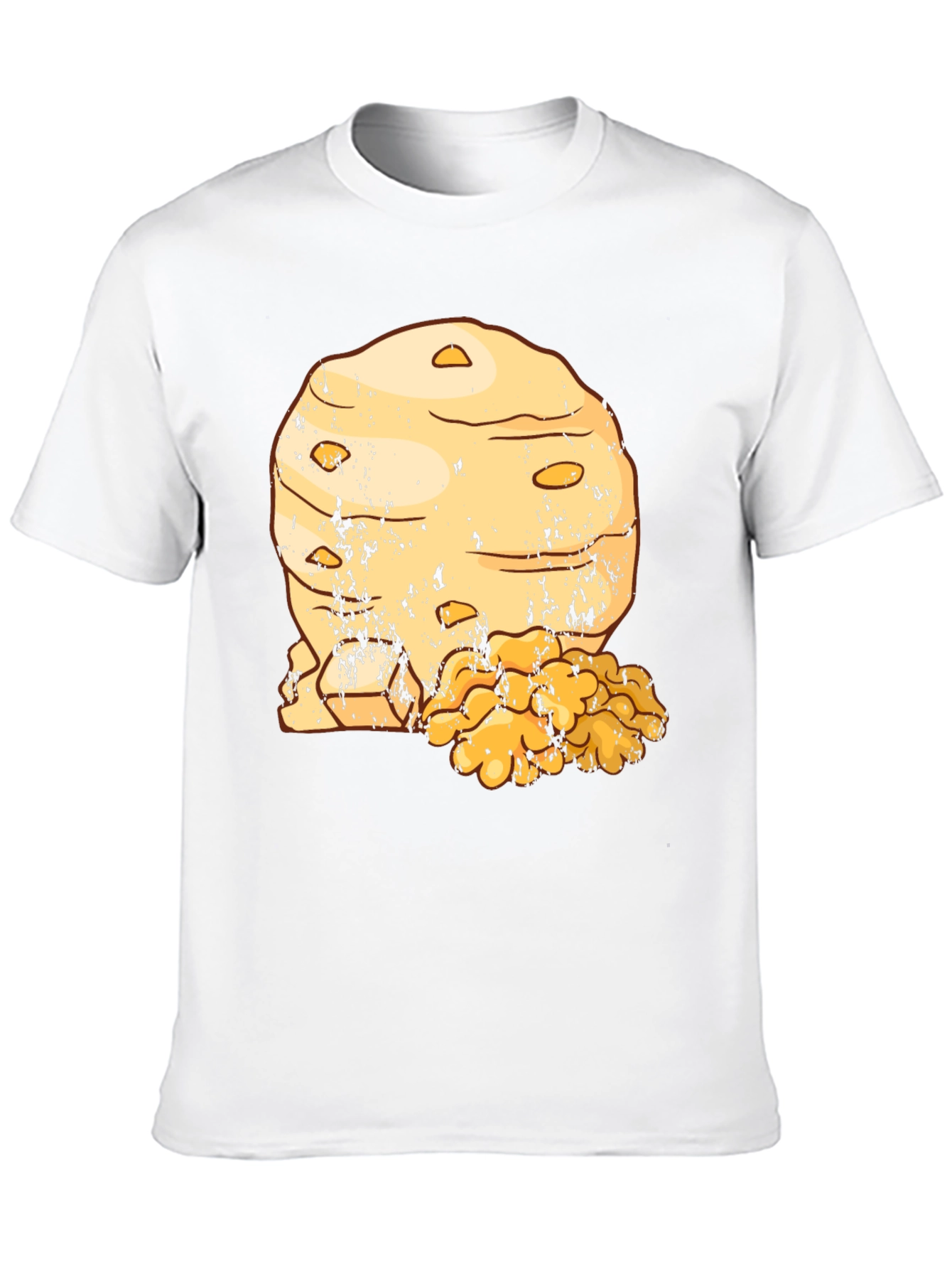 Black Mushroom Graphic Tee - Black Cotton view 10