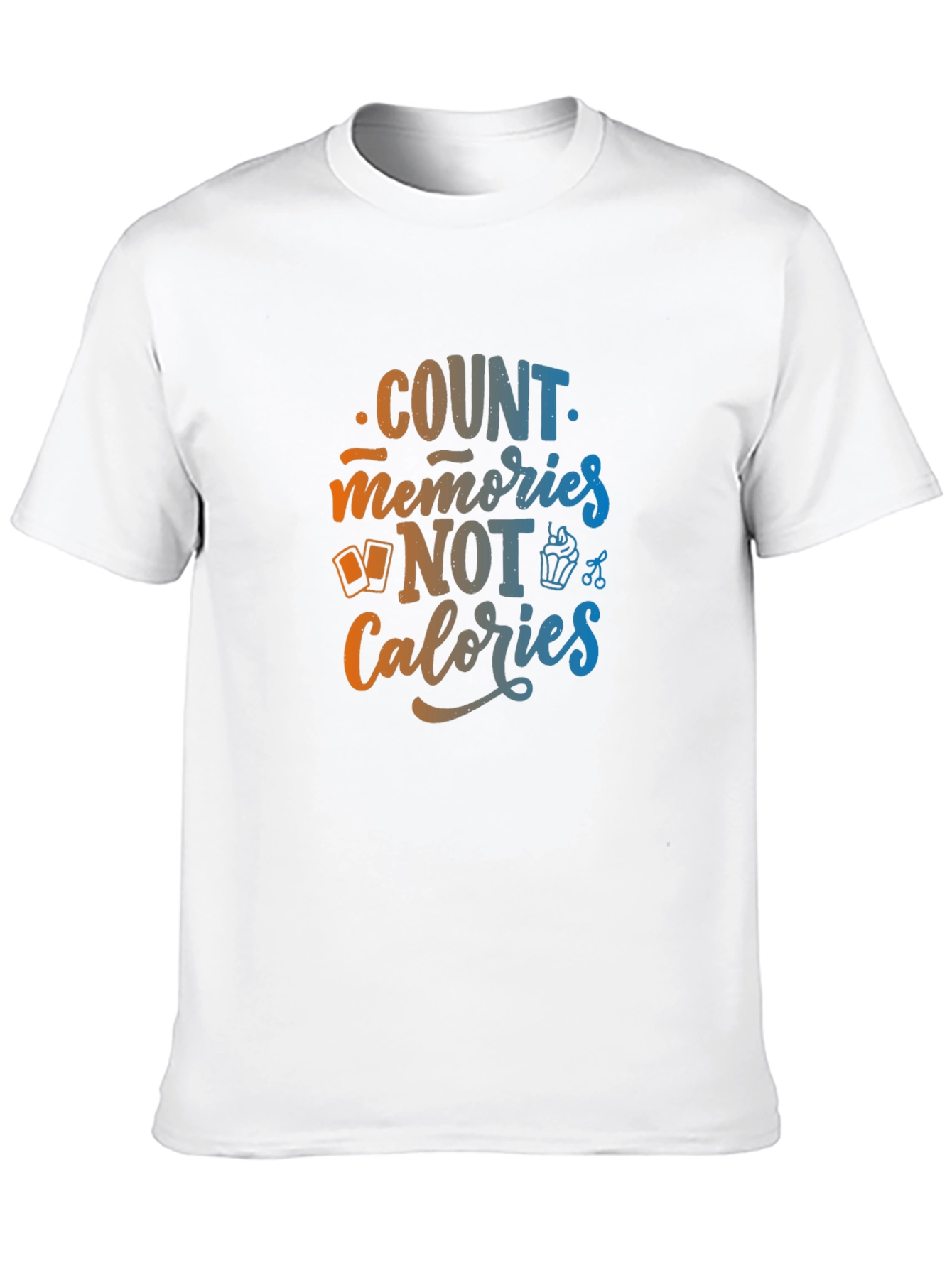 Black Count Memories Not Calories Graphic Tee view 10