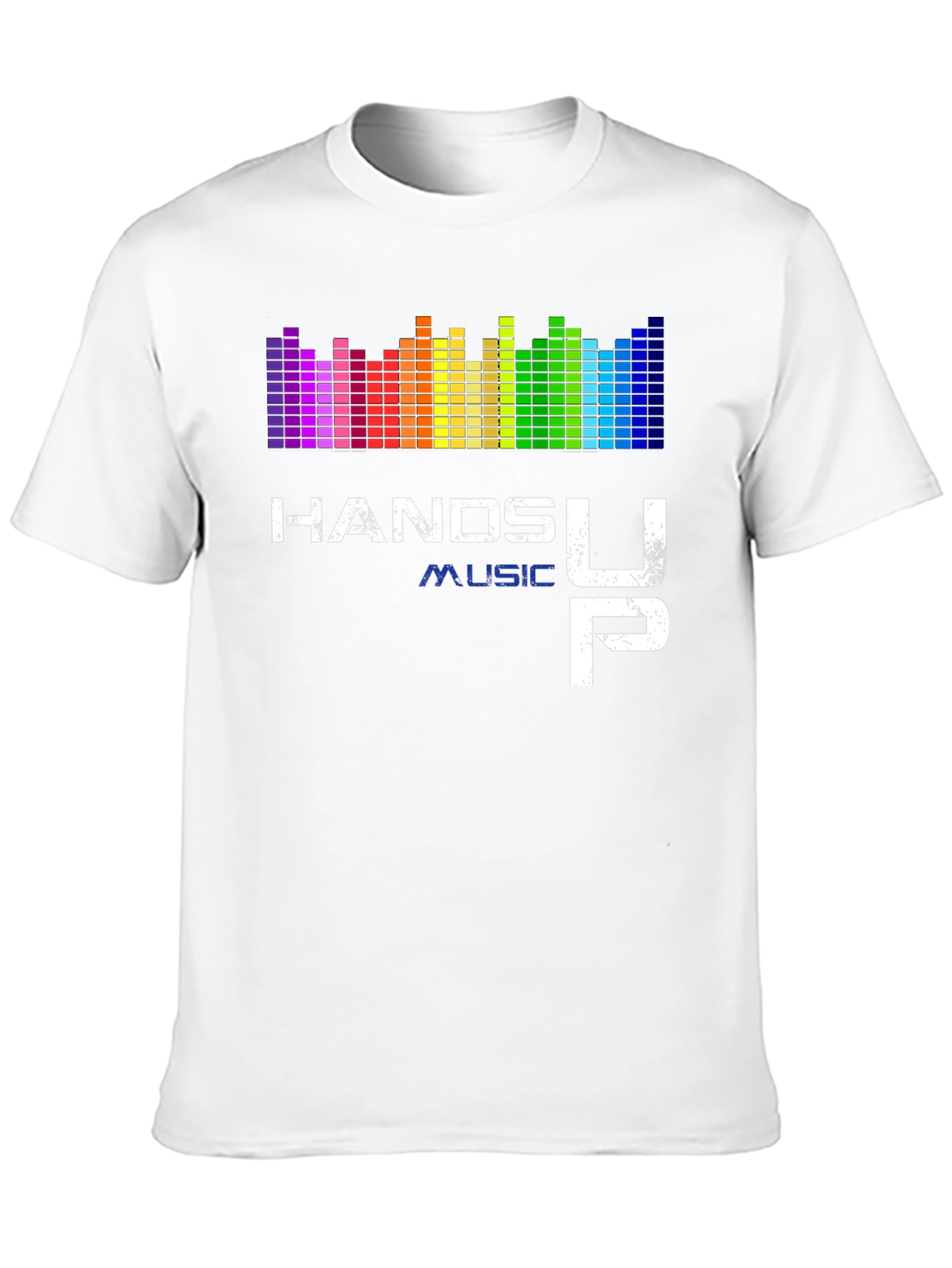 Black Hands Up Music Graphic Tee view 10