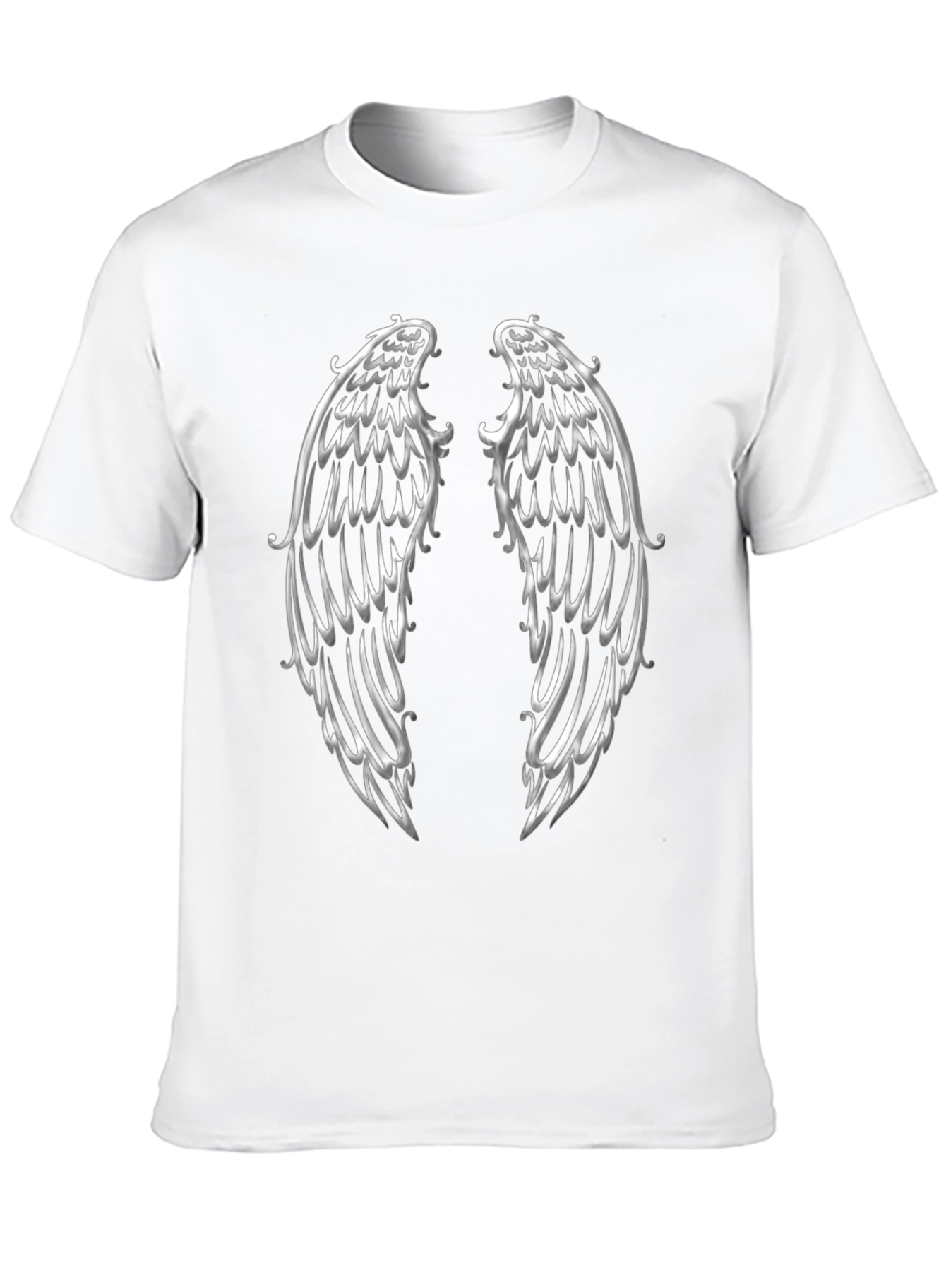 Black Winged Graphic Print Tee view 10