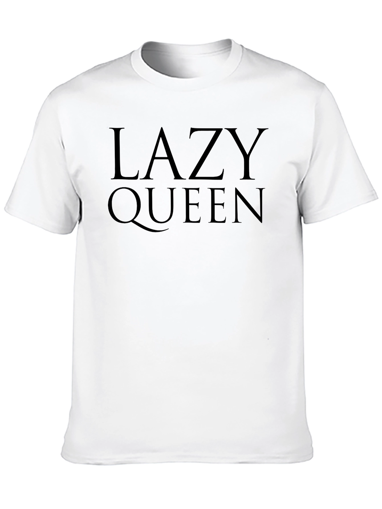 Lazy Queen Black Graphic T-Shirt - 10