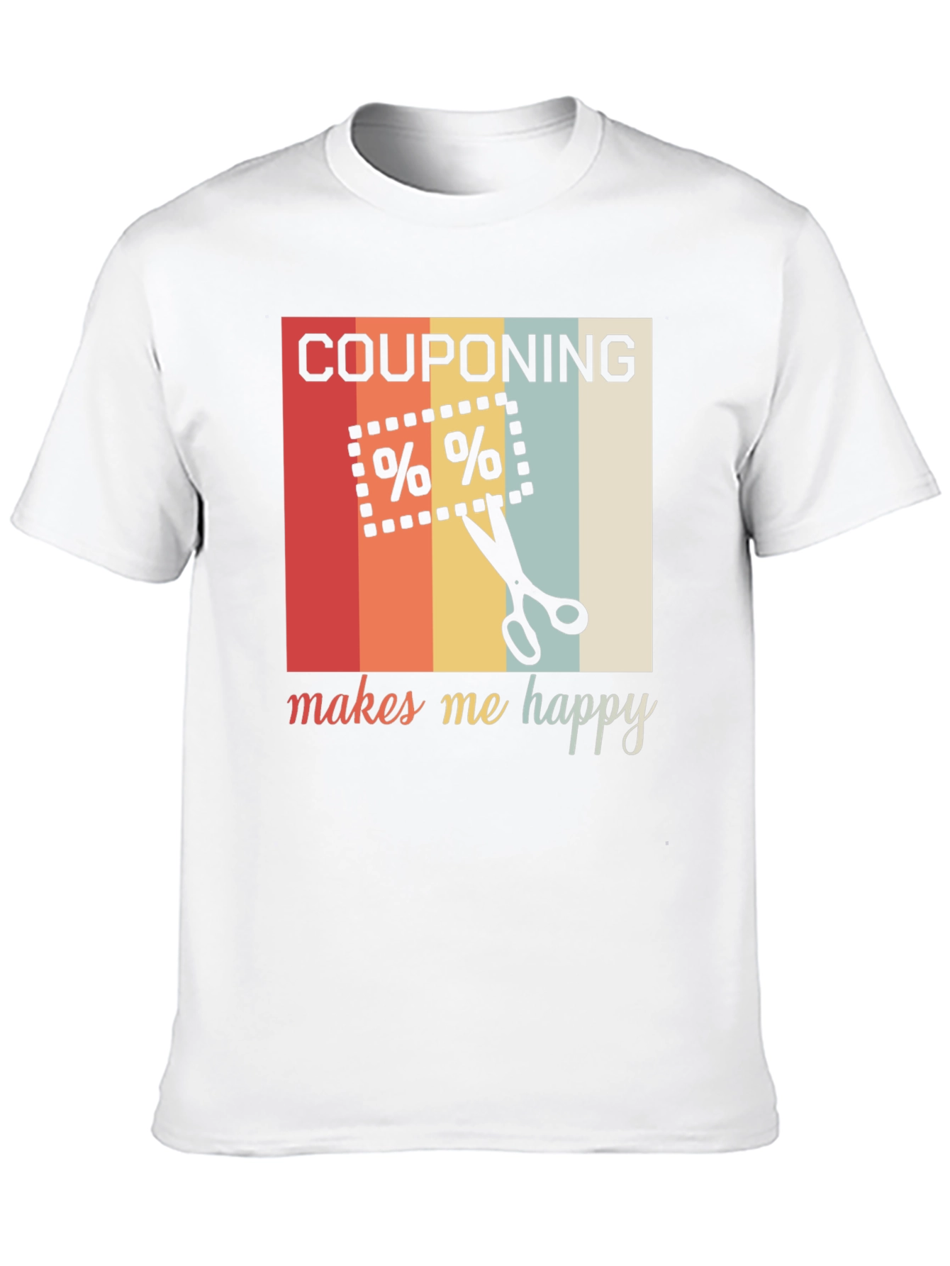 Black Couponing Makes Me Happy T-Shirt view 10