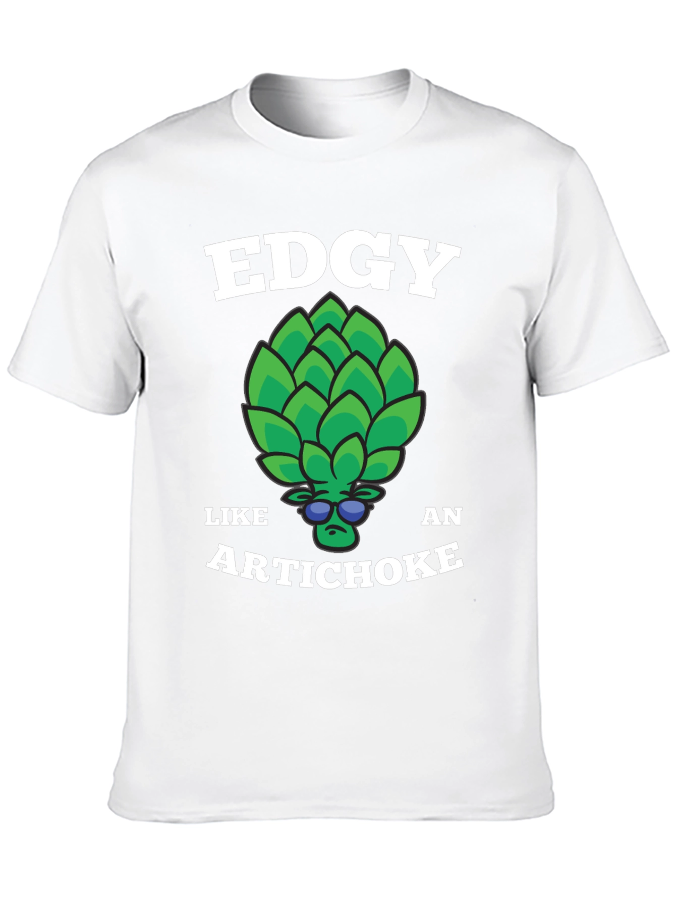 Black Edgy Like an Artichoke Graphic Tee view 10