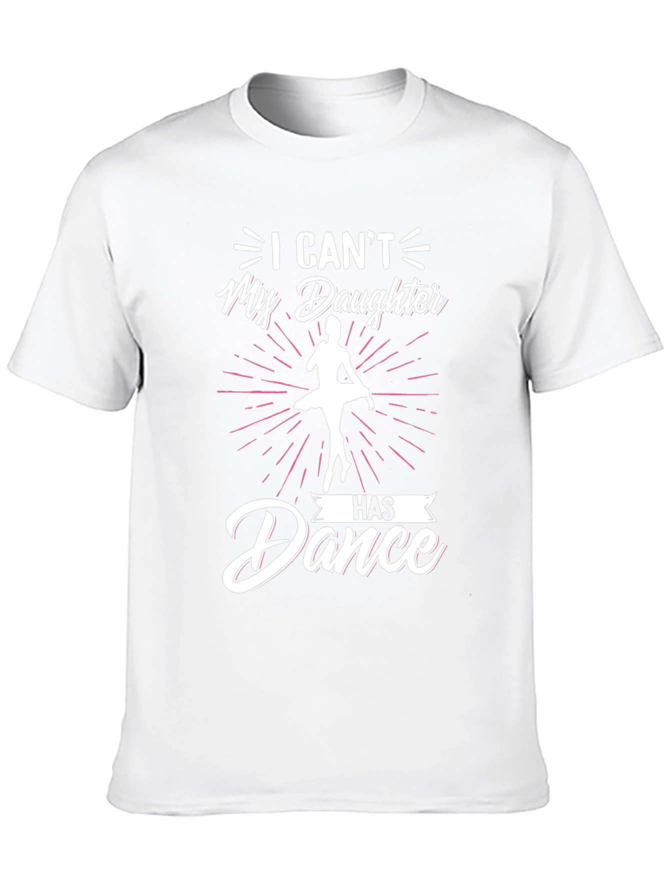 Black Dance Dad T-Shirt - "My Daughter Has Dance" view 10