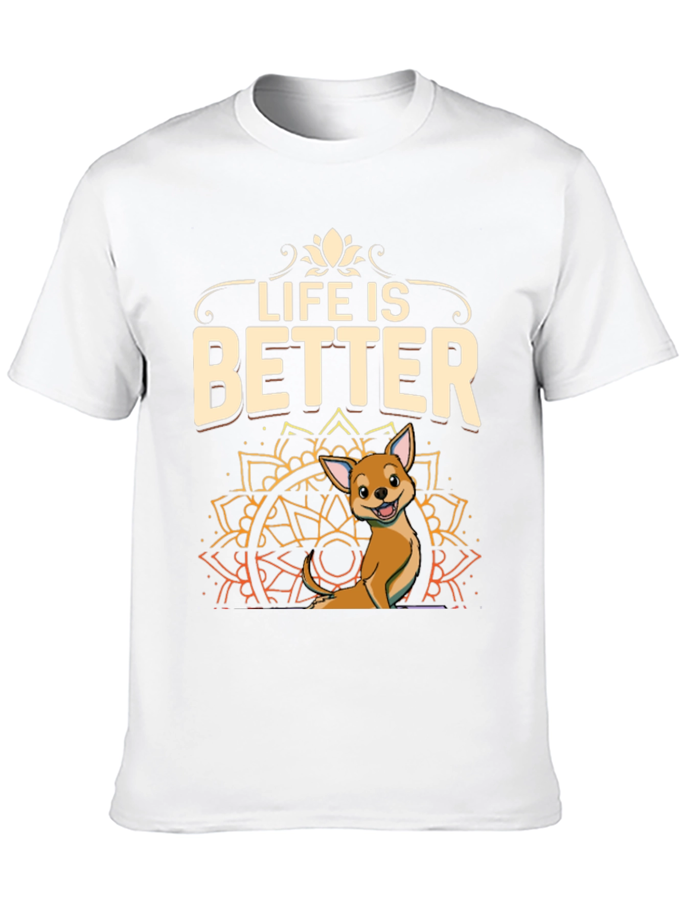 Black Life is Better Dog T-Shirt view 10