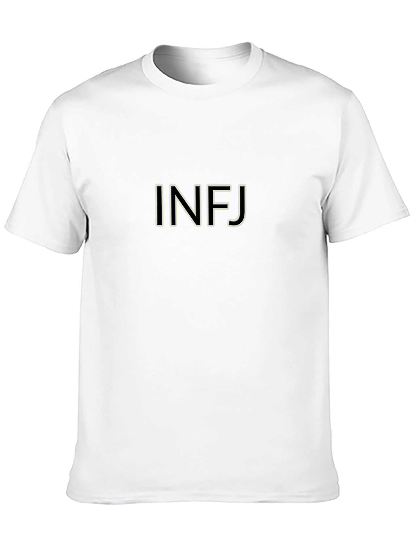 Black INFJ Personality Black Graphic T-Shirt view 10