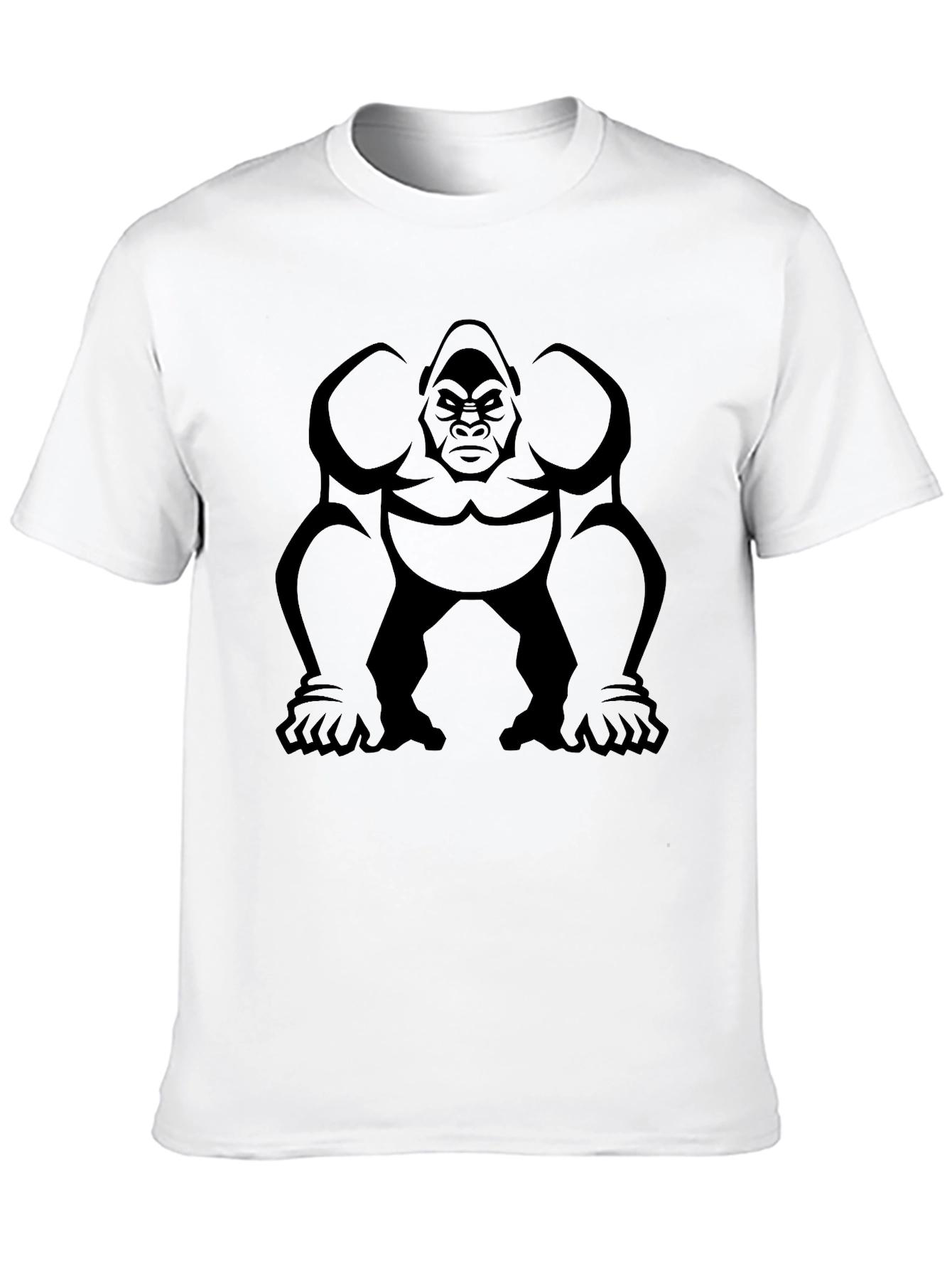 Black Gorilla Graphic Black T-Shirt view 10