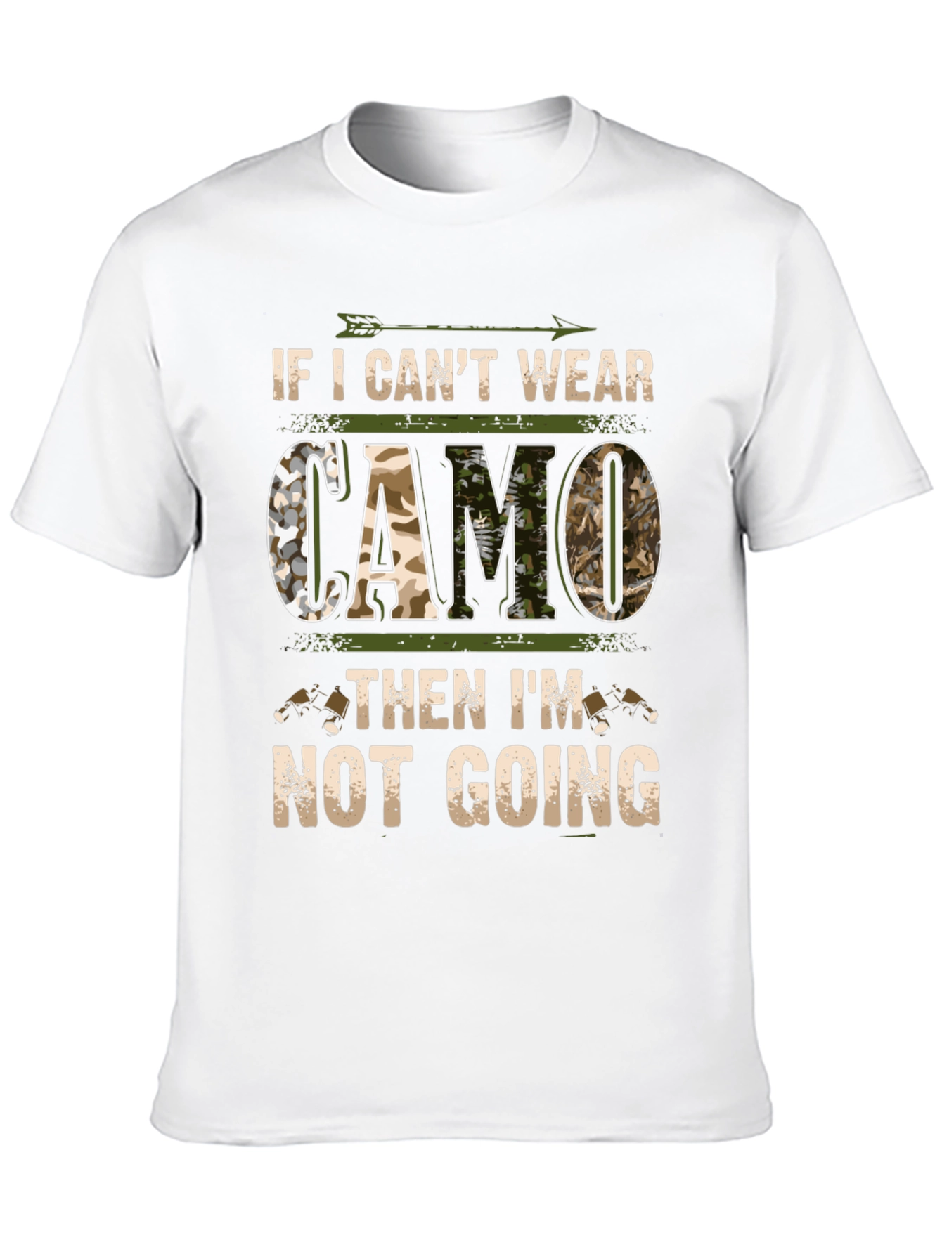 Black Camo Lover Tee: If I Can't Wear Camo... view 10