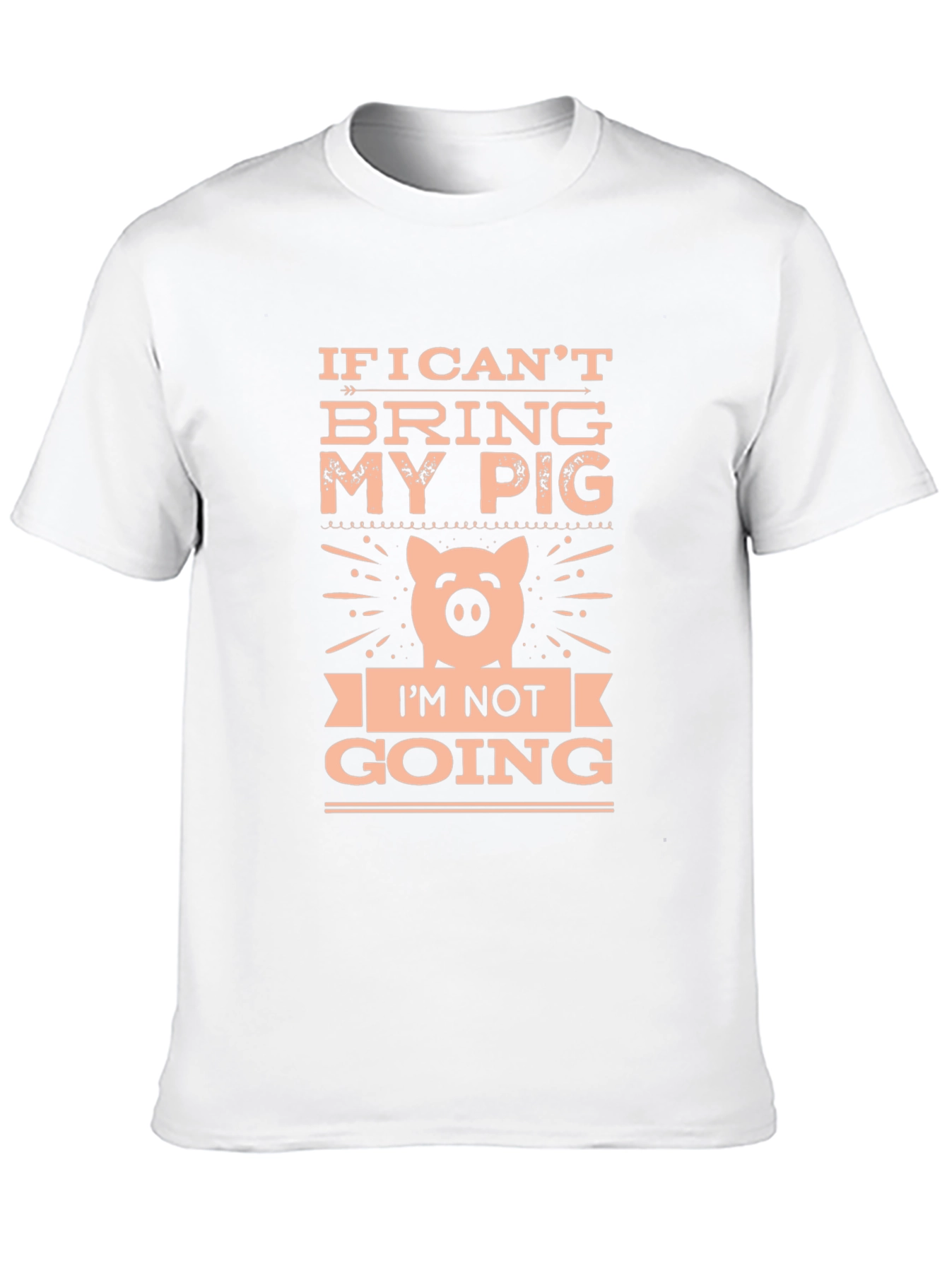 Black If I Can't Bring My Pig T-Shirt view 10