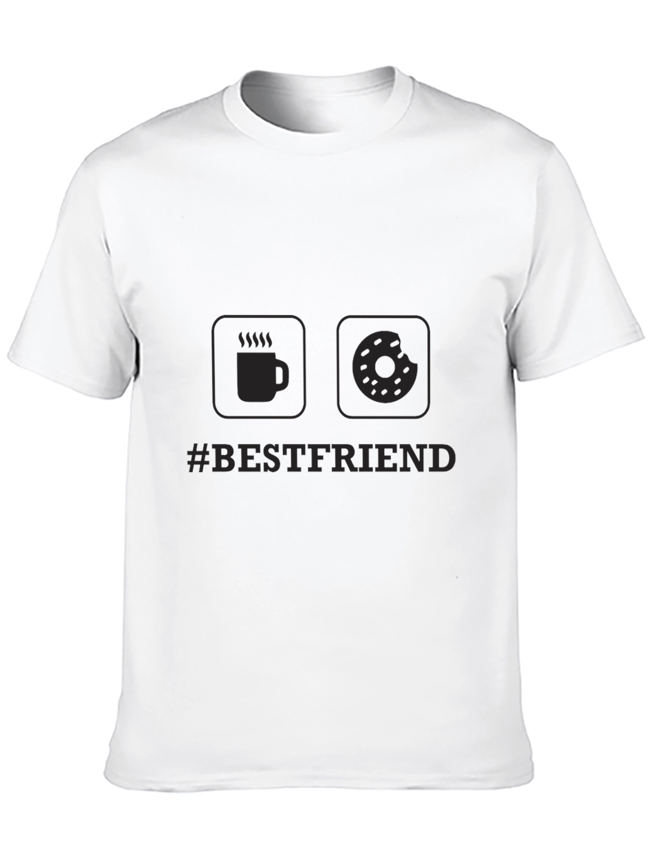 Black Bestfriend Coffee & Donut T-Shirt view 10