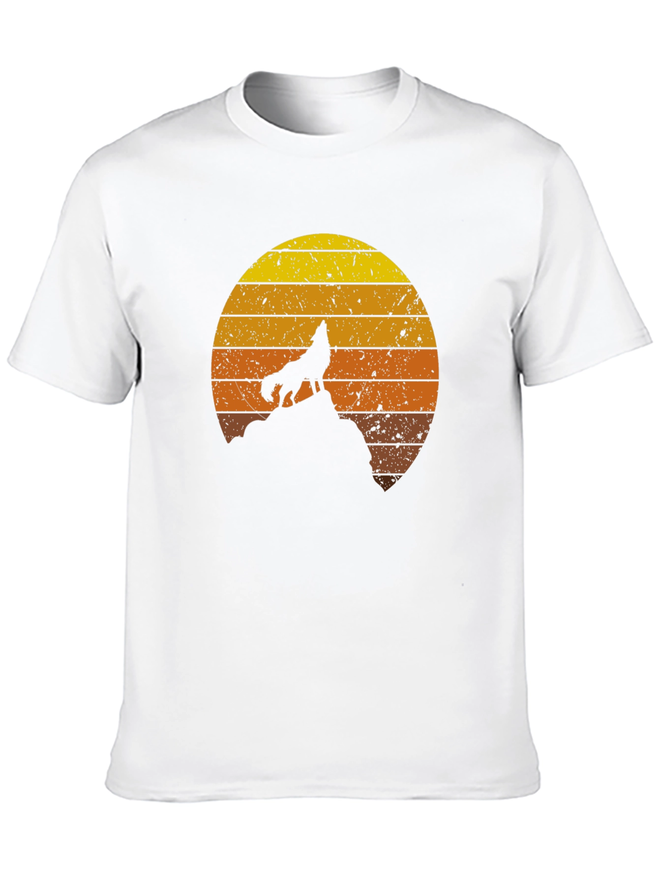 Black Wolf Sunset Graphic Tee - Unisex view 10