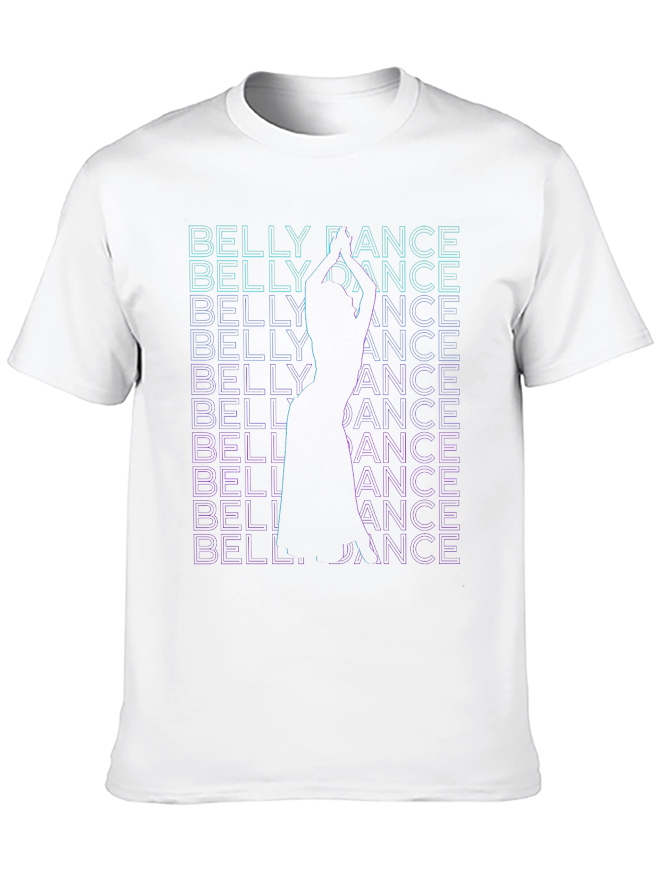Black Belly Dance T-Shirt - Graphic Tee for Dance Lovers view 10