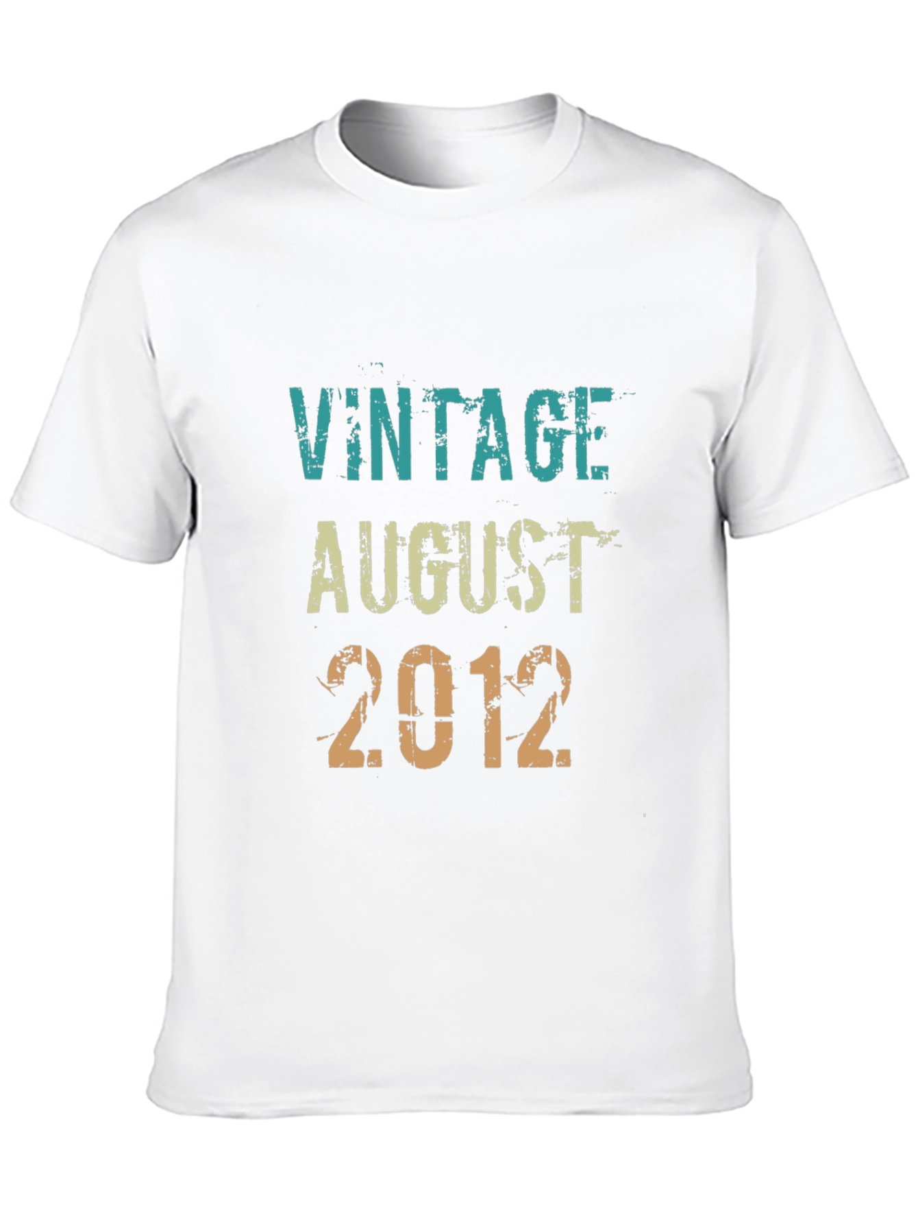 Vintage August 2012 T-Shirt - Birthday Gift - 10