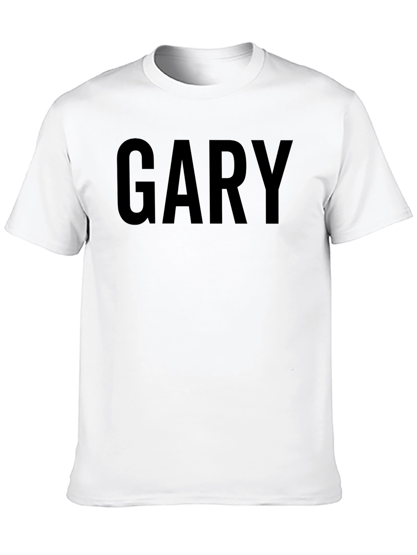 Black Men's Black "Gary" Graphic Tee - Casual Wear view 10