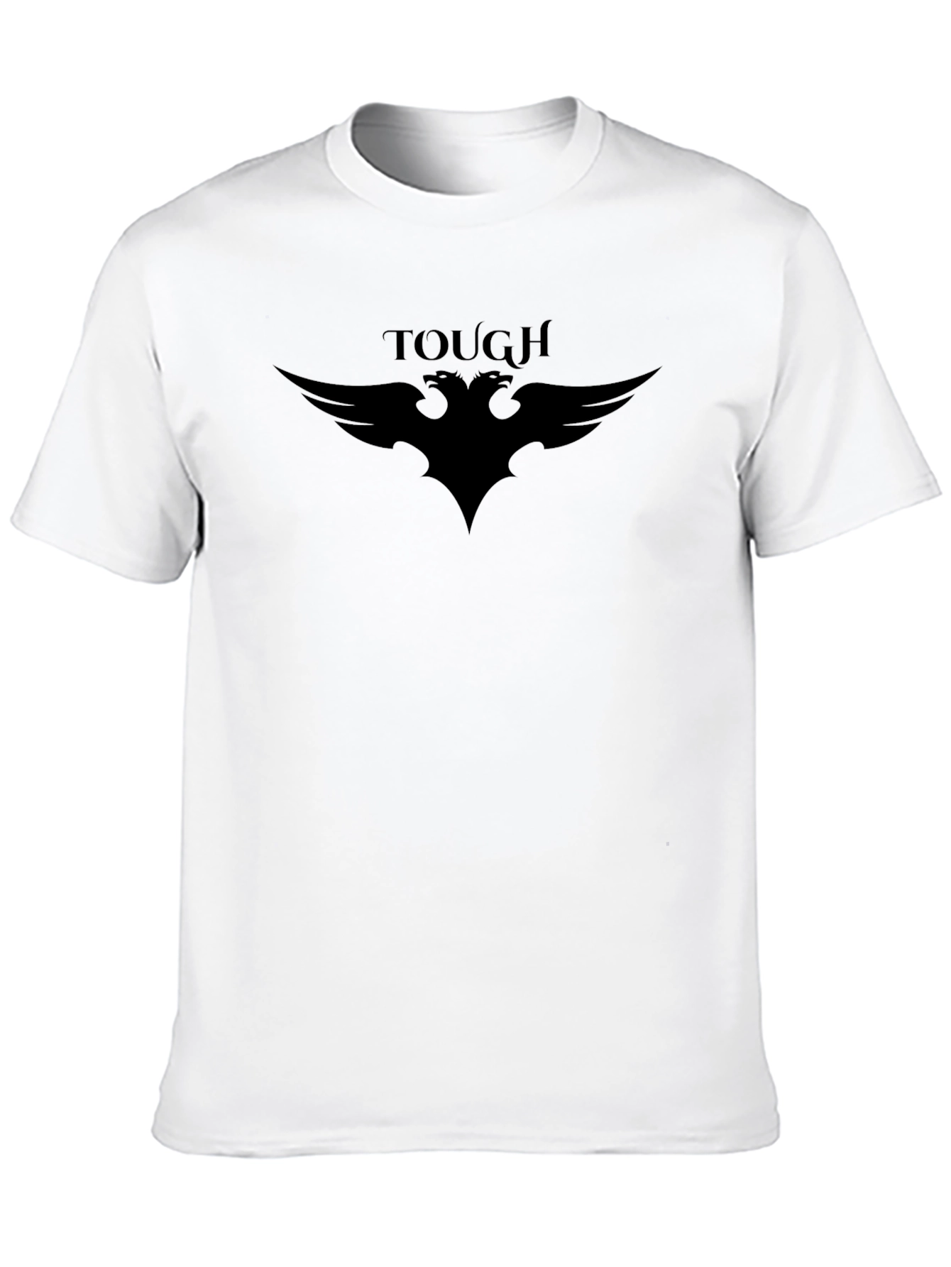 Black Tough Eagle Graphic T-Shirt - Men's Black Tee view 10