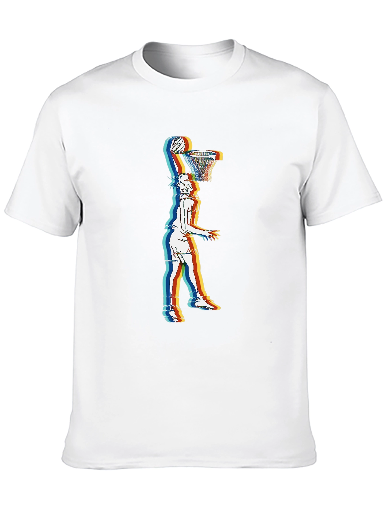 Black Basketball Dunk Graphic Tee - Stylish Streetwear view 10