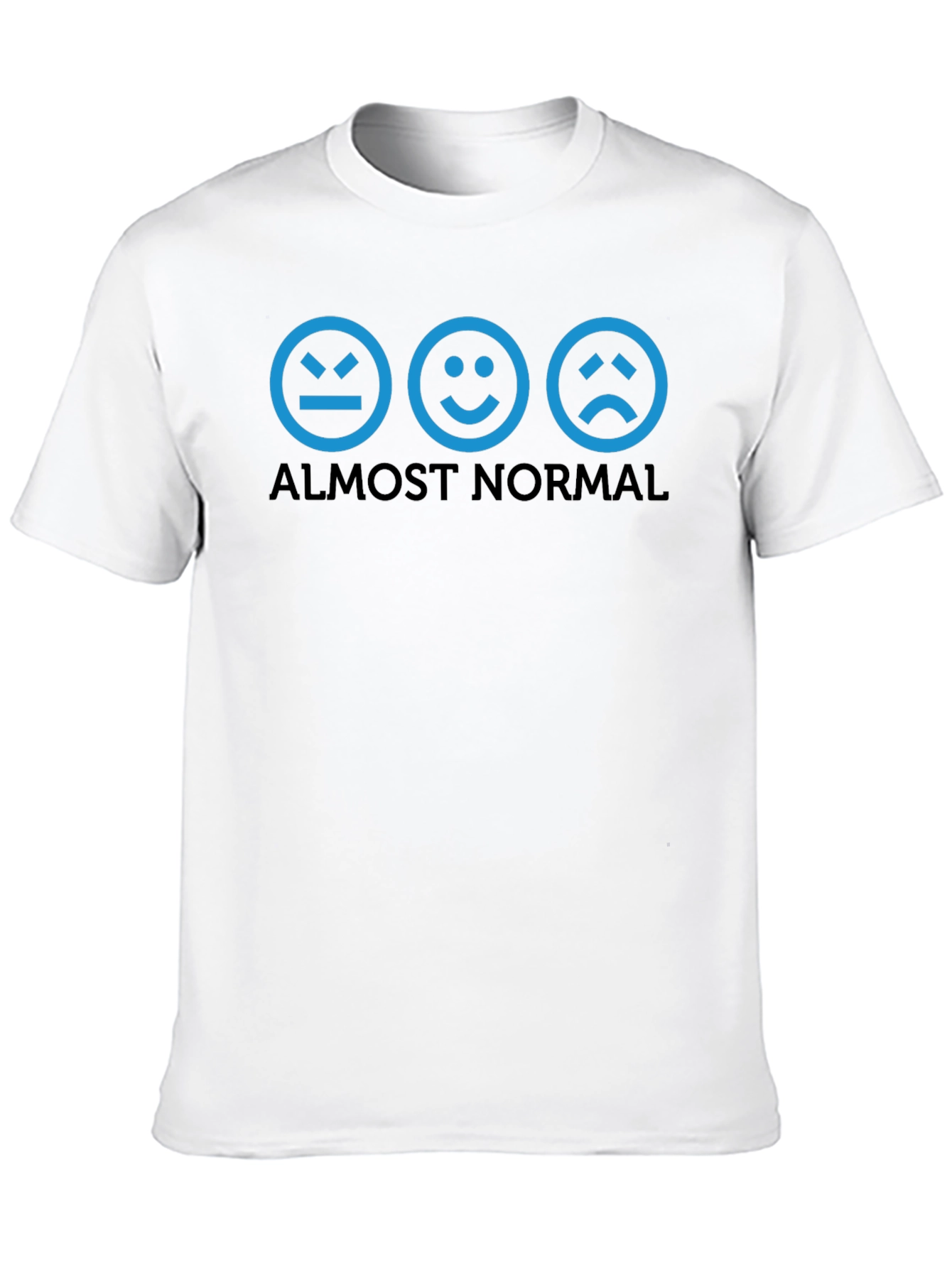 Black Almost Normal Graphic Tee - Casual Comfort view 10