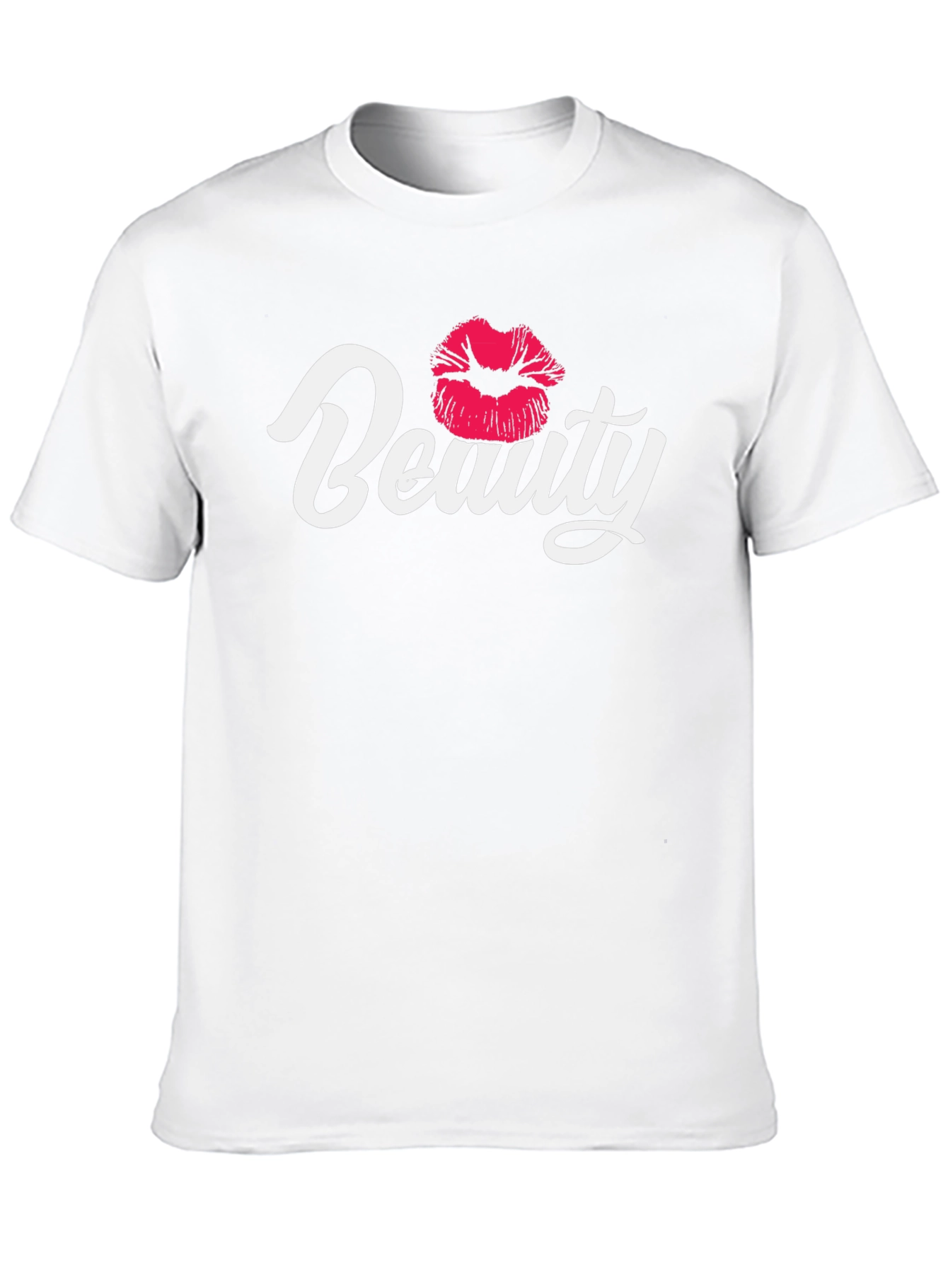 Black Beauty Kiss Graphic Tee - Unisex Black T-Shirt view 10