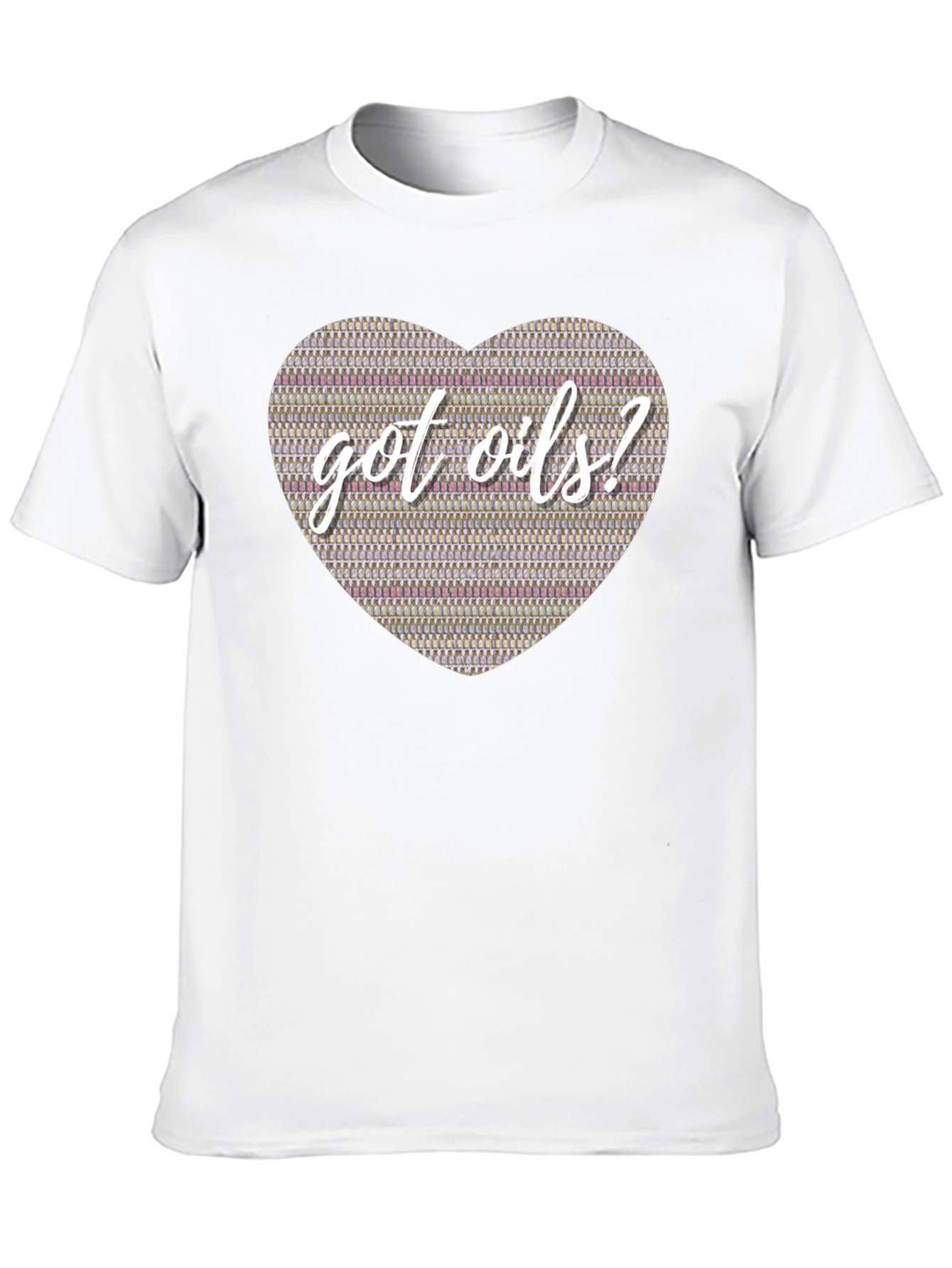 Black Got Oils? Essential Oils Heart T-Shirt view 10