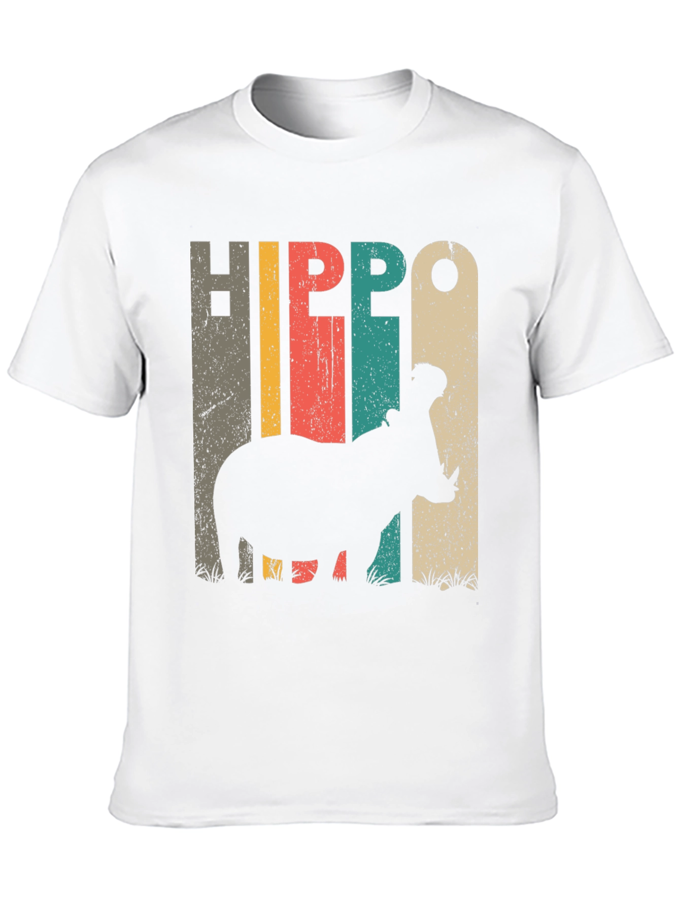 Black Vintage Hippo Graphic Tee view 10