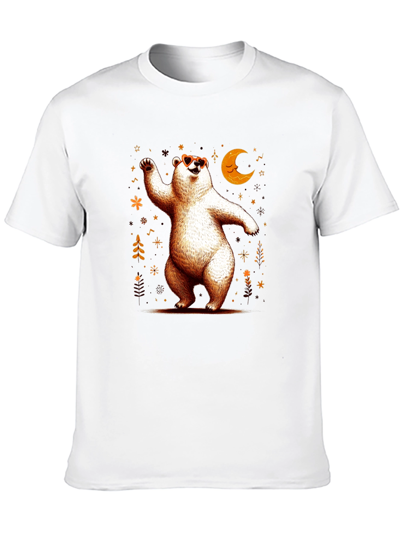 Black Cool Bear Graphic Tee view 10