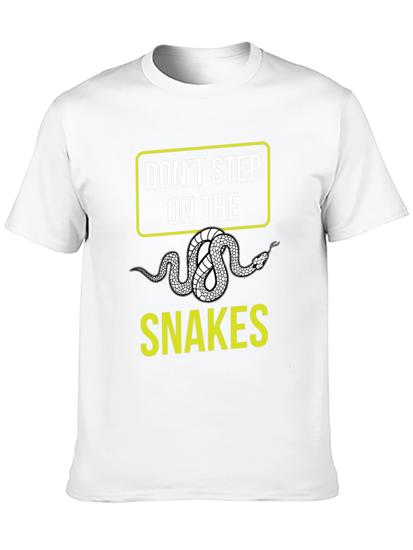 Black Don't Step on the Snakes Graphic T-Shirt view 10
