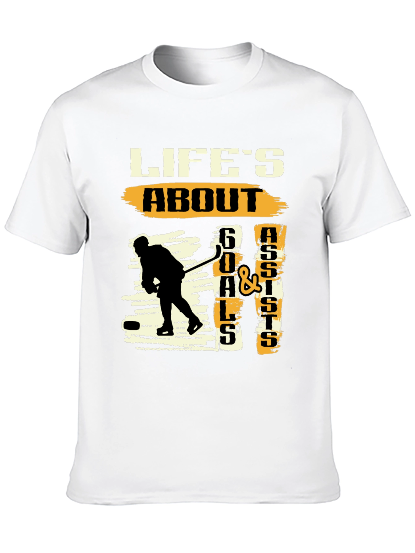 Black Life's About Goals & Assists T-Shirt view 10