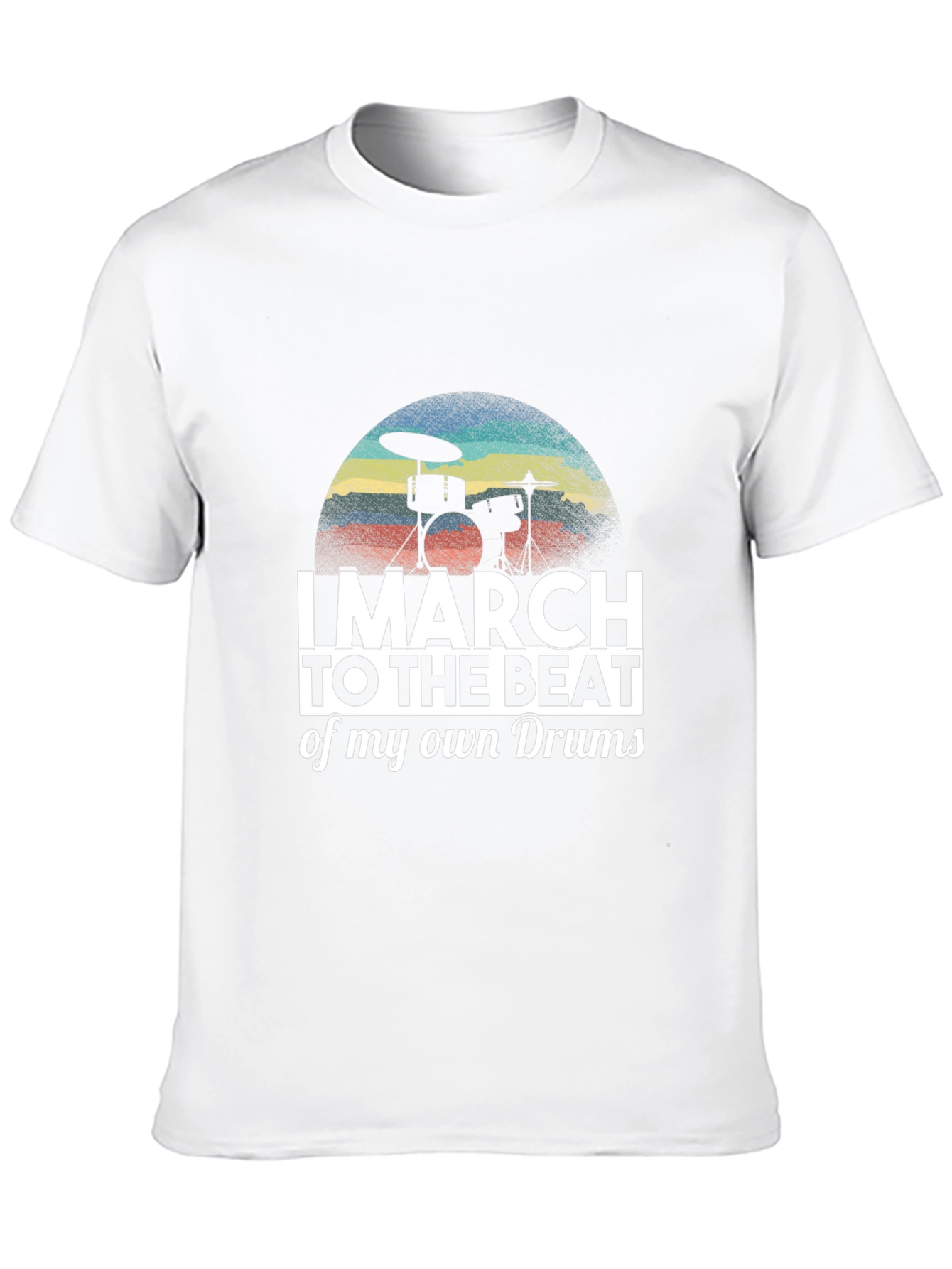 Black I March To The Beat Of My Own Drum T-Shirt view 10