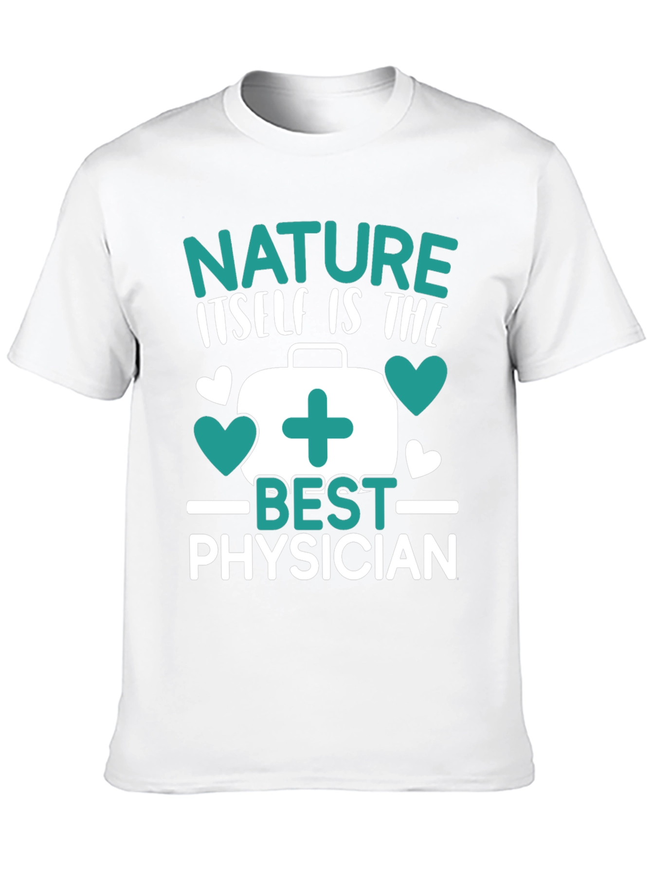 Black Nature Is The Best Physician Tee view 10