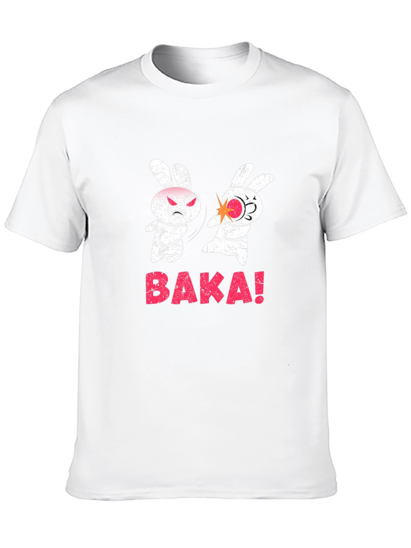 Black Baka Funny Bunny Slap T-Shirt view 10