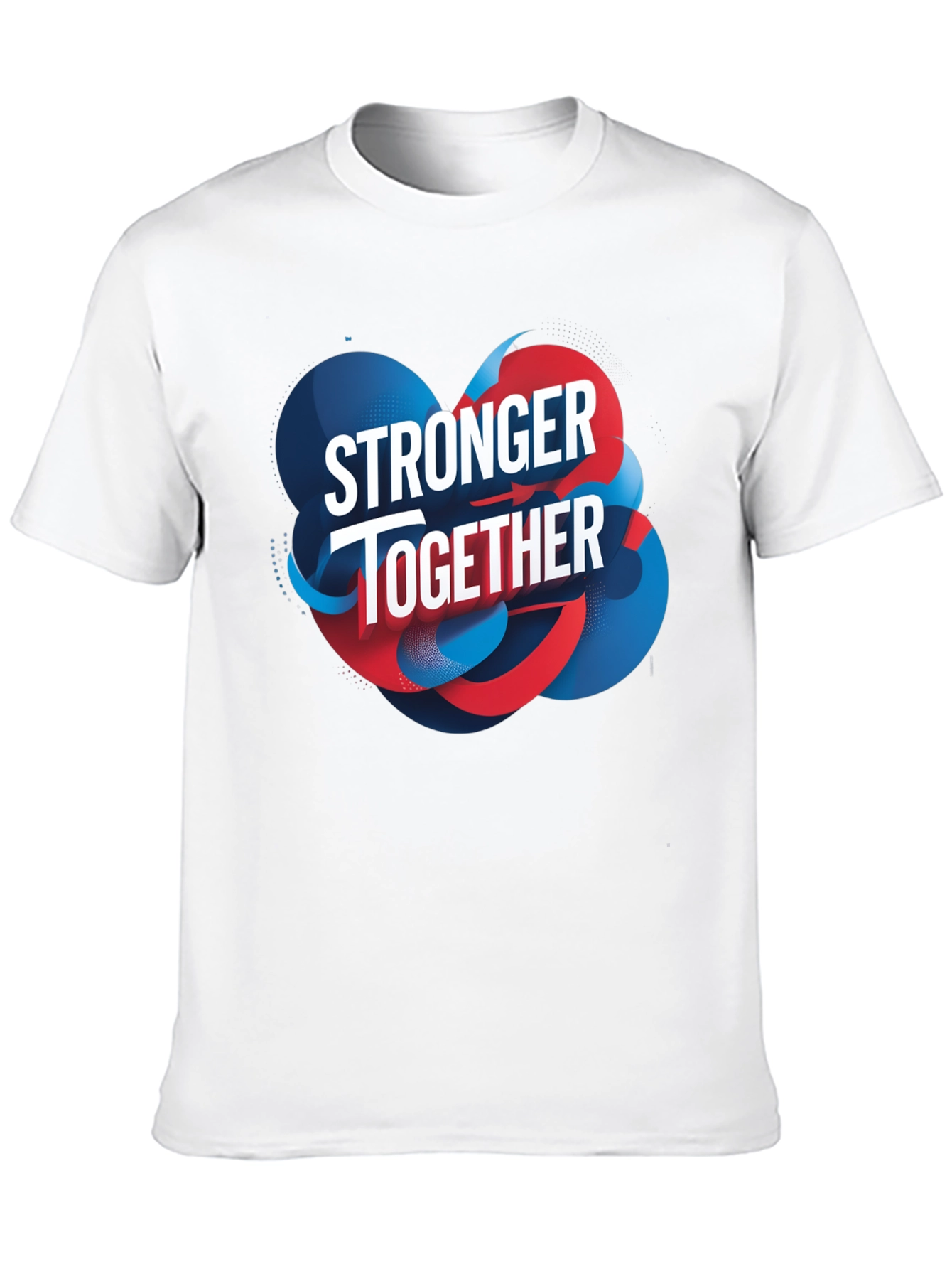 Black Stronger Together Graphic Black T-Shirt view 10