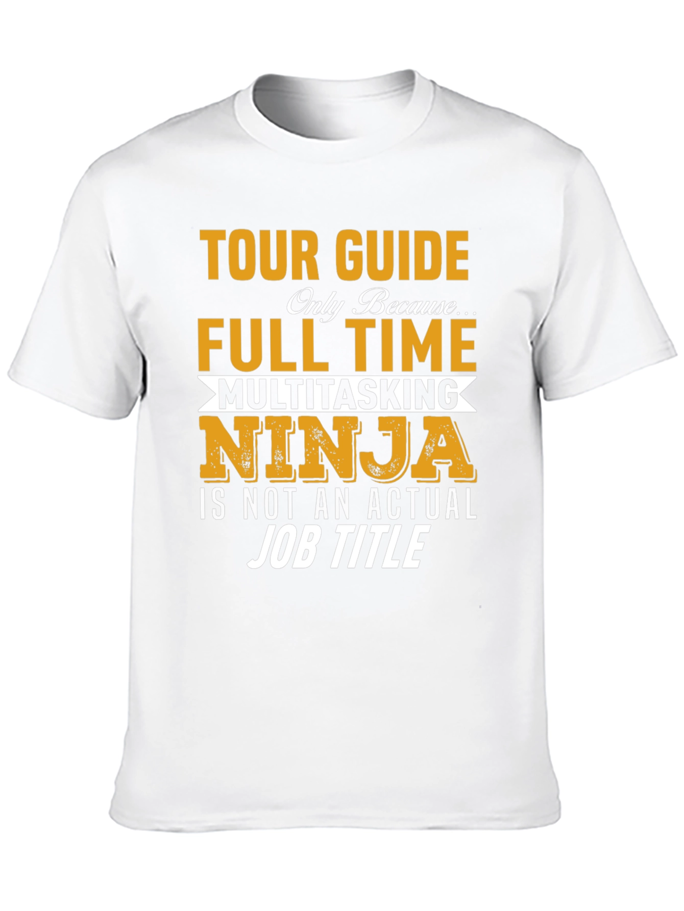 Black Tour Guide Novelty Graphic Tee view 10