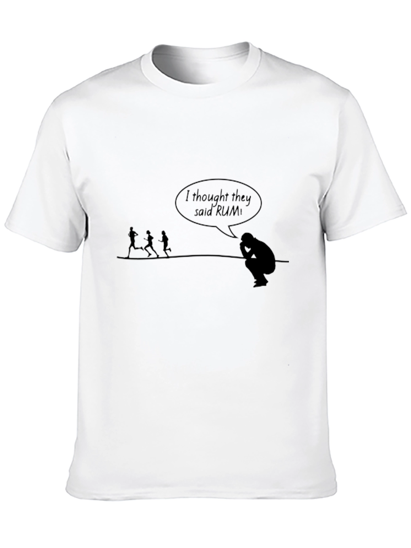 Black Funny "I Thought They Said Rumi" Graphic Tee view 10