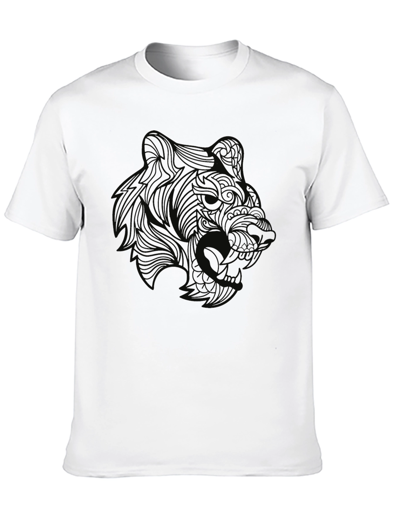 Black Men's Black Bear Graphic Tee view 10