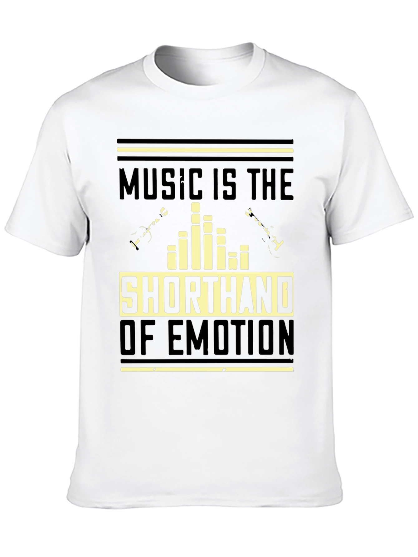 Black Music is the Shorthand of Emotion Graphic Tee view 10