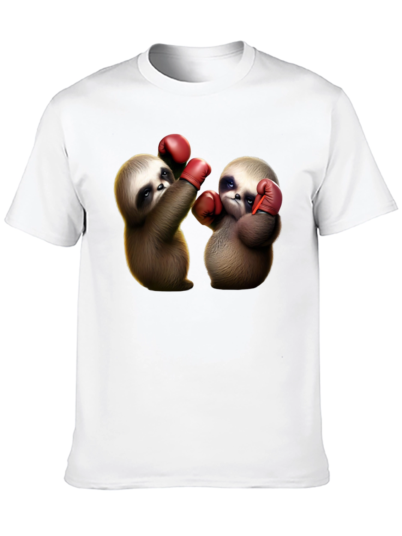 Black Boxing Sloth Graphic Tee view 10
