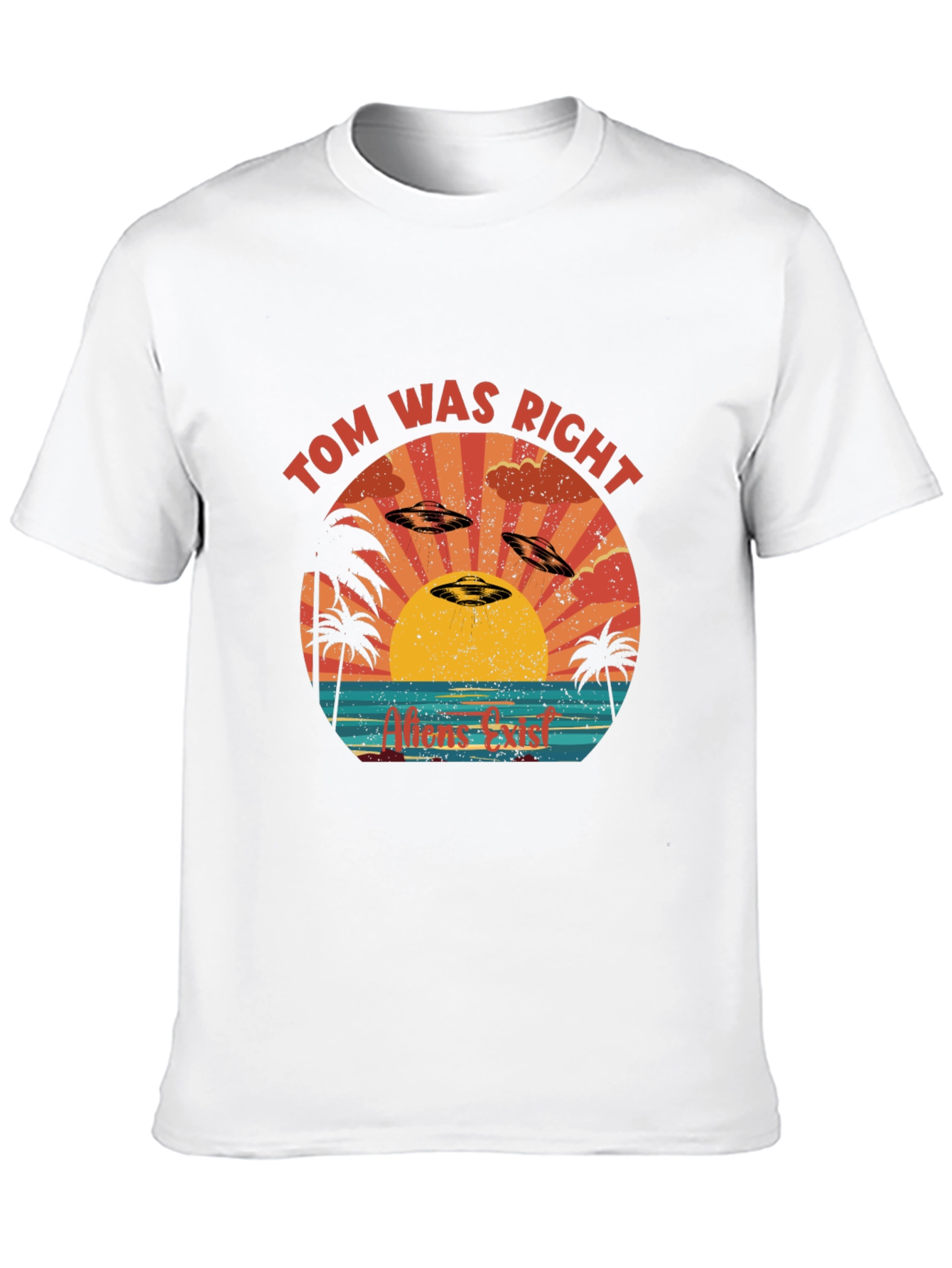 Black Tom Was Right Alien UFO T-Shirt view 10