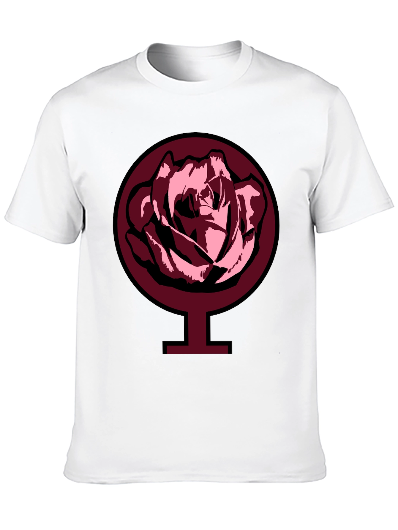 Black Rose Venus Symbol Graphic Tee - Black view 10