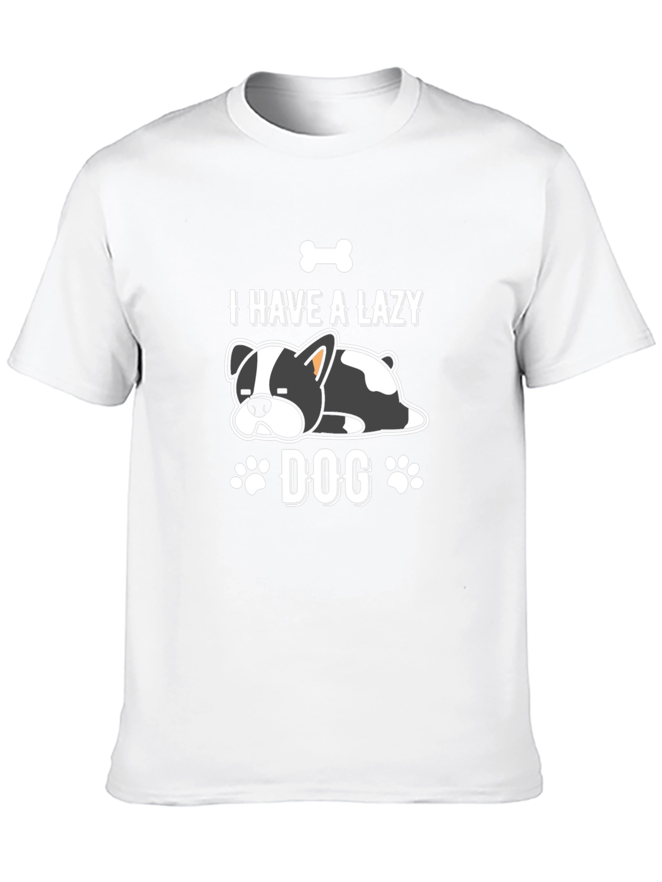 Black Lazy Dog Graphic T-Shirt - Black view 10