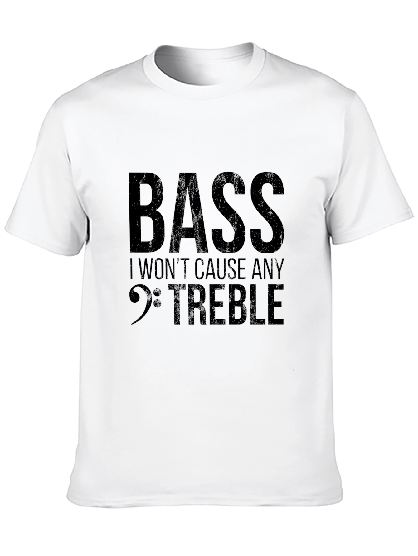 Black Bass Guitar T-Shirt - Funny Music Shirt view 10